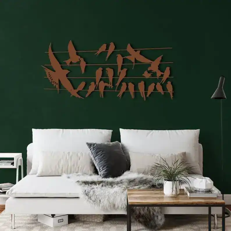 Birds on Branch Metal Wall Decor - Image 5