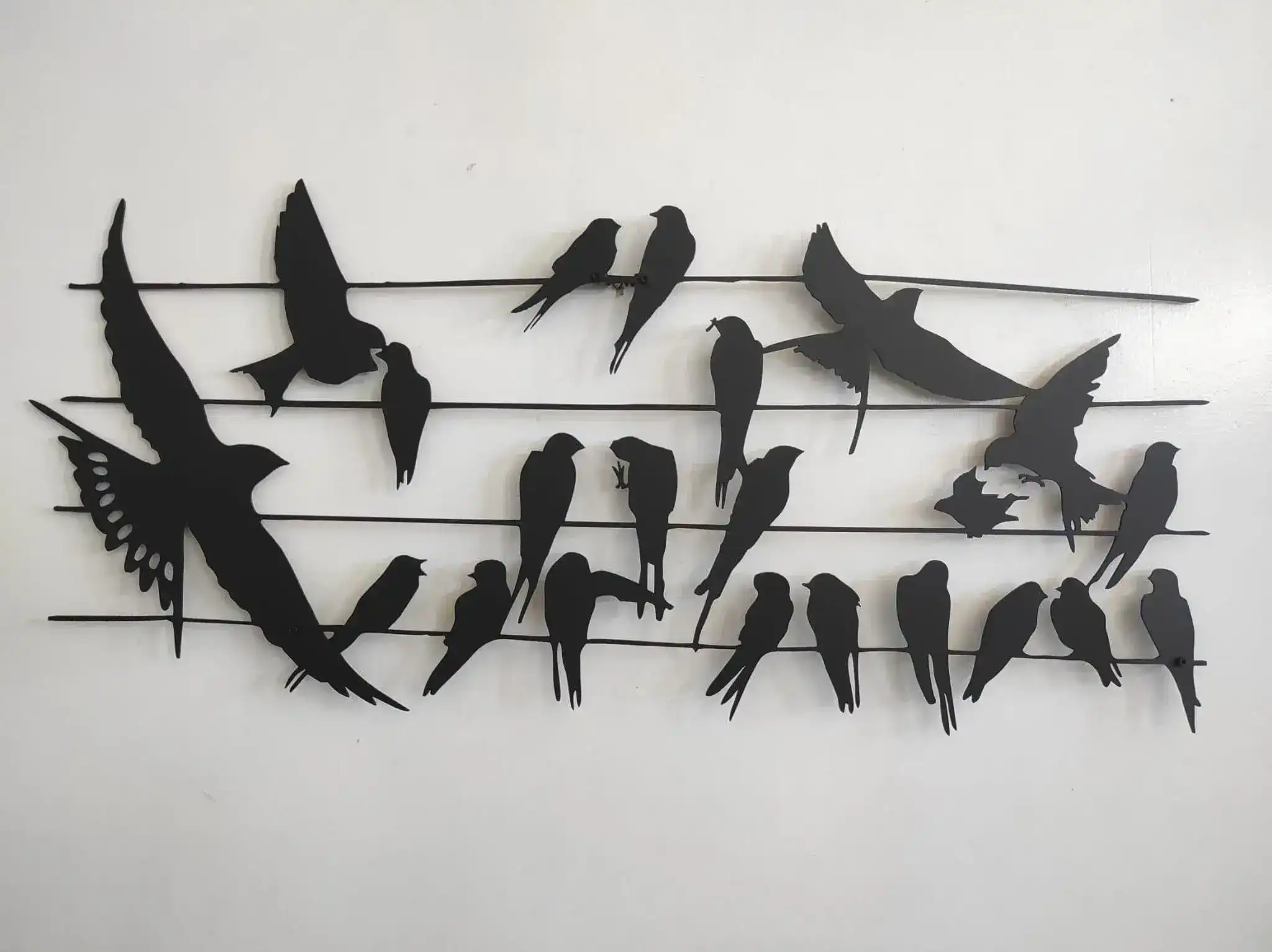 Birds on Branch Metal Wall Decor - Image 8