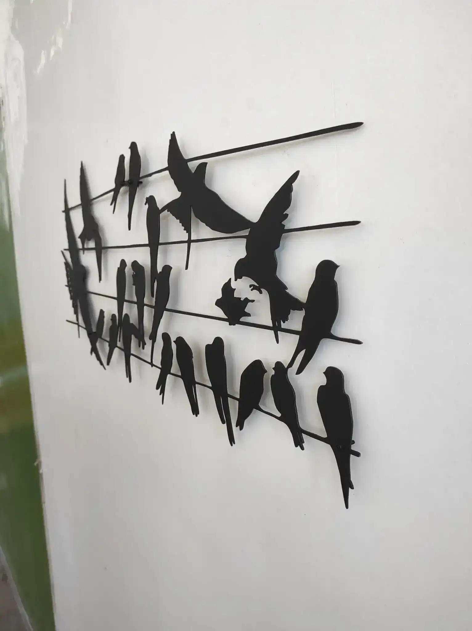 Birds on Branch Metal Wall Decor - Image 9