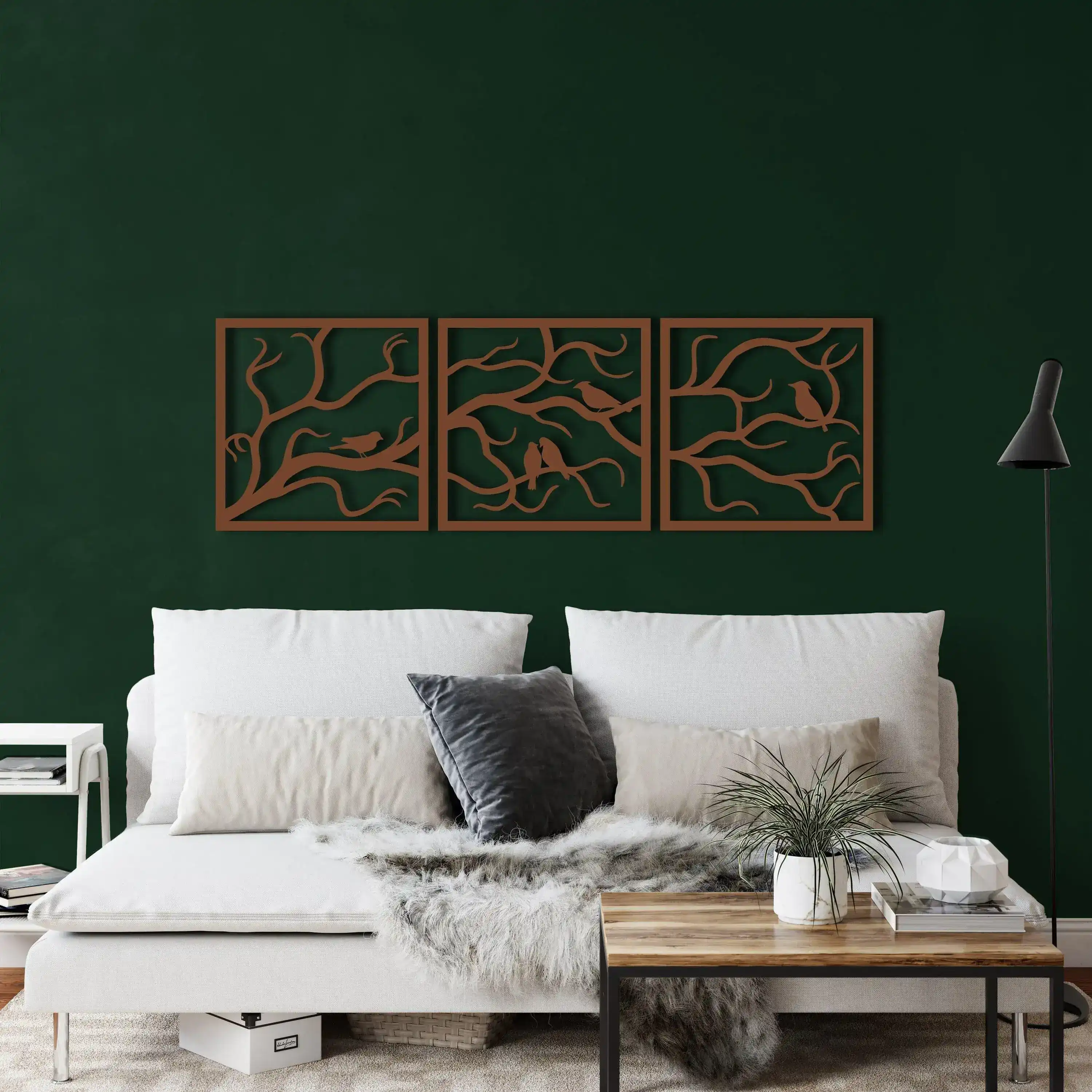 Birds on Branch Wall Art Metal Wall Hanging Decor - Image 11