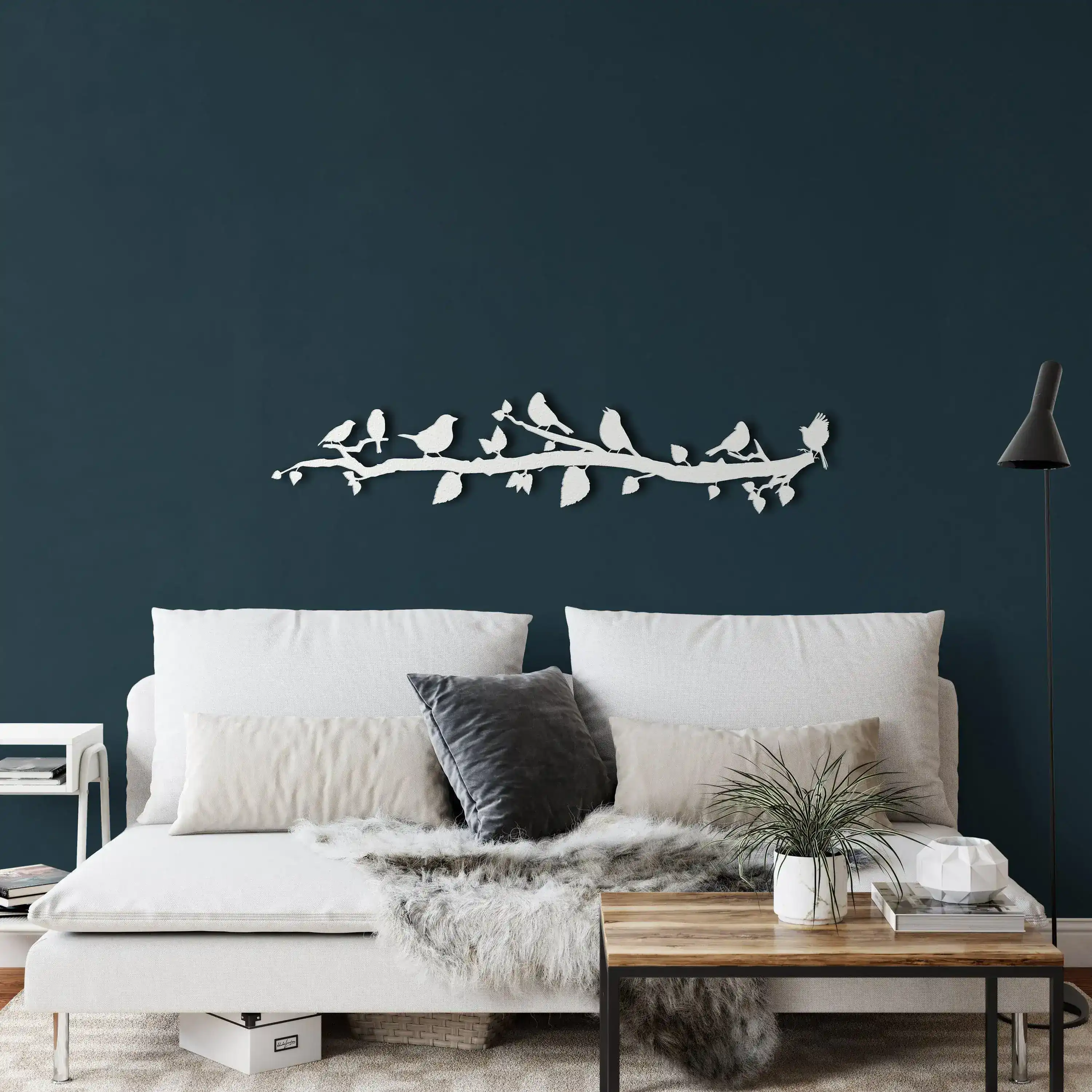 Birds on Tree Branch Metal Wall Art - Image 8