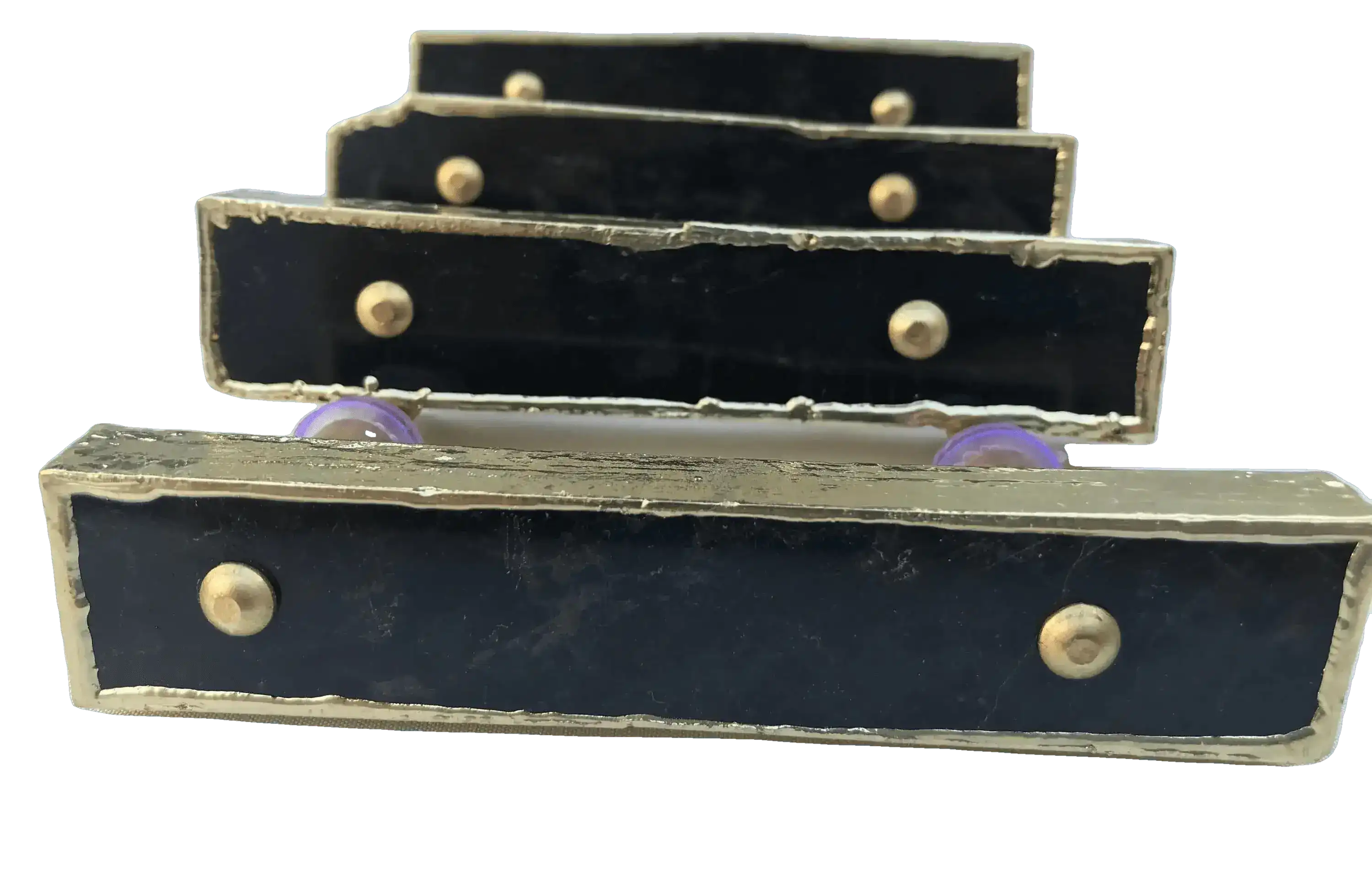 Black Agate Cabinet Door Pull Handle - Set of 4 - Image 4