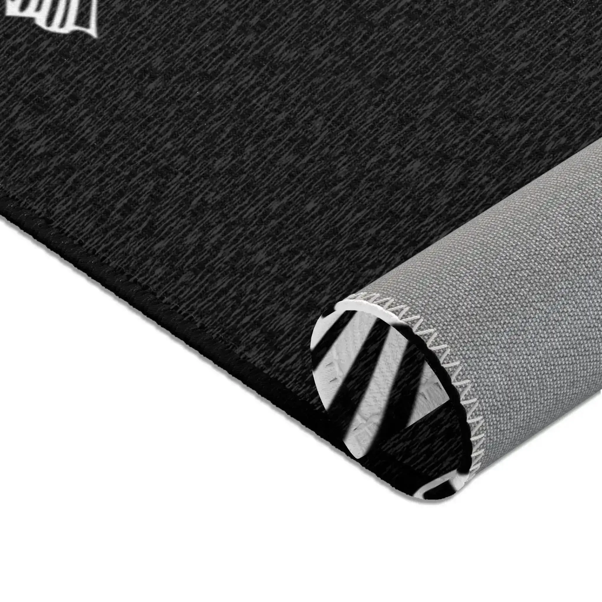 Black & White Koi Wave Accent Rug - Image 9