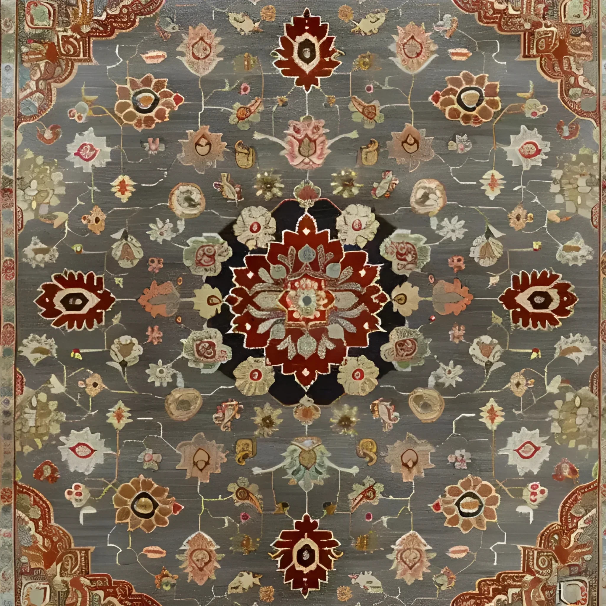 Blissful Bouquet Hand Knotted Area Rug - Image 3