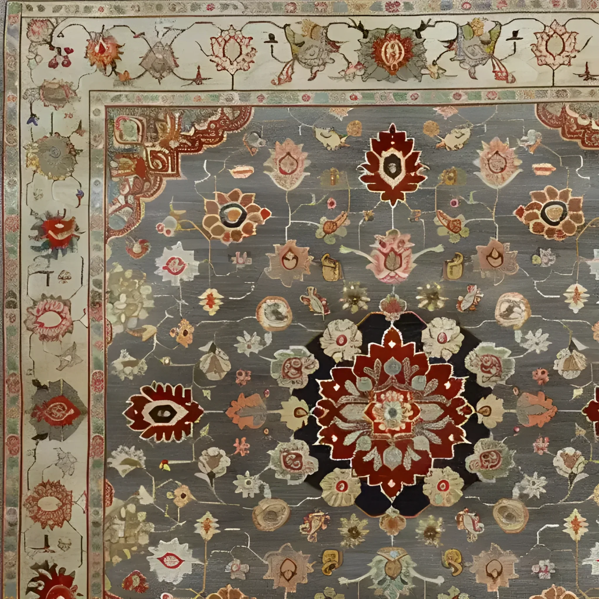 Blissful Bouquet Hand Knotted Area Rug - Image 4