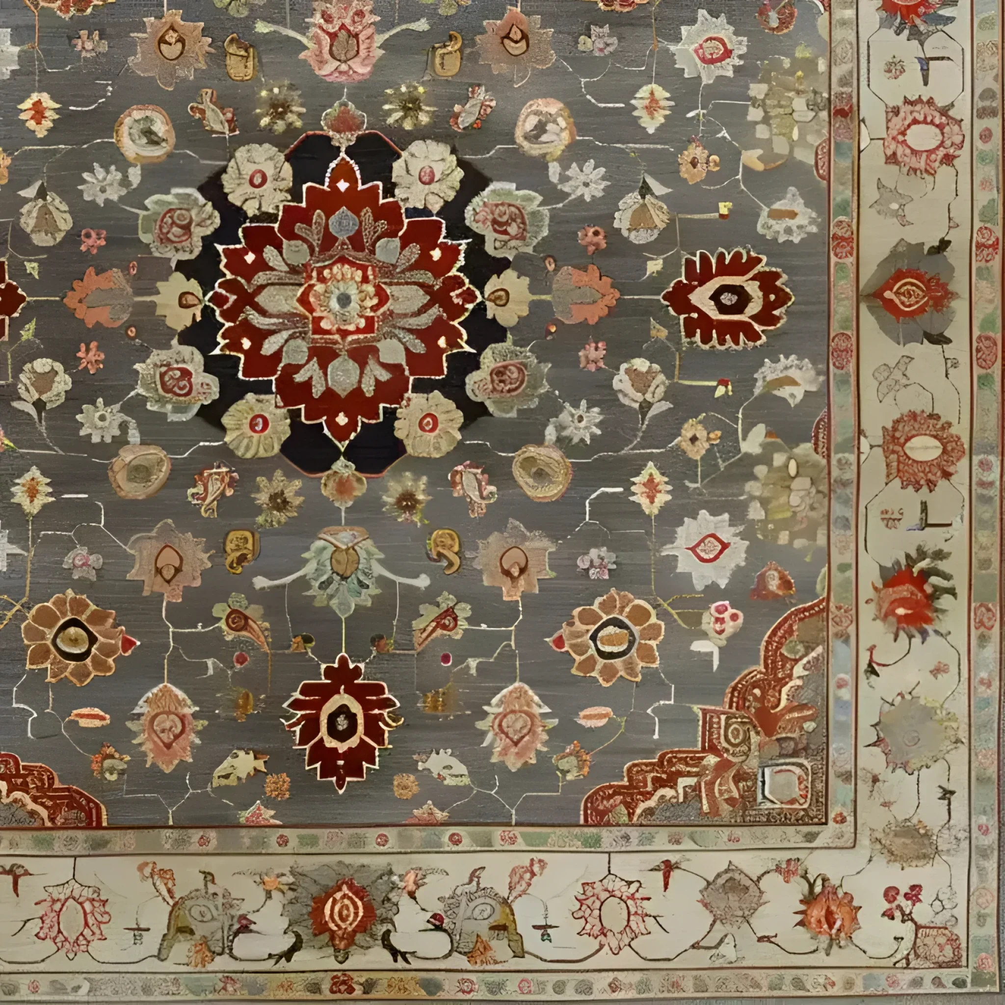 Blissful Bouquet Hand Knotted Area Rug - Image 5