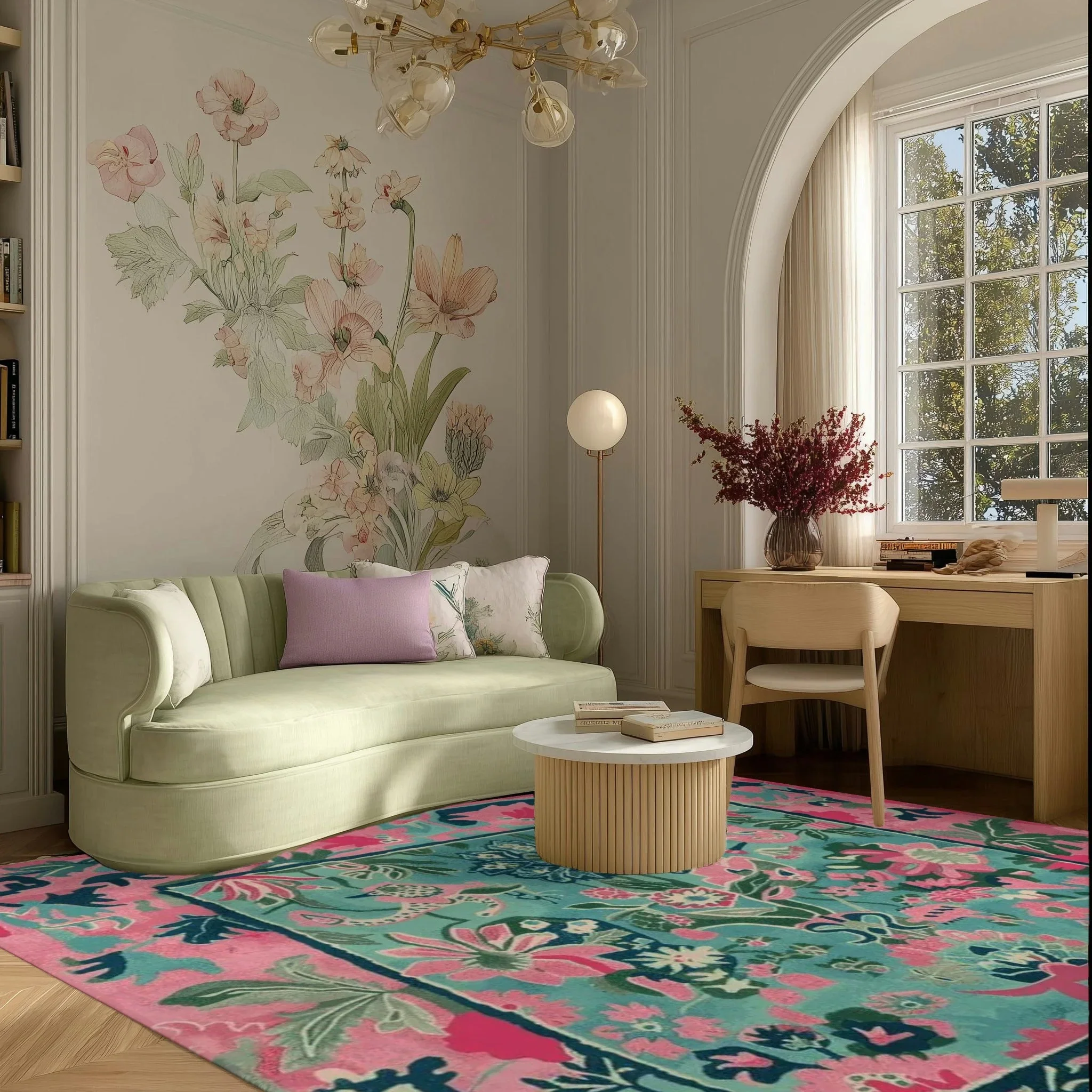 Bloom in Harmony Hand Tufted Rug - Image 3