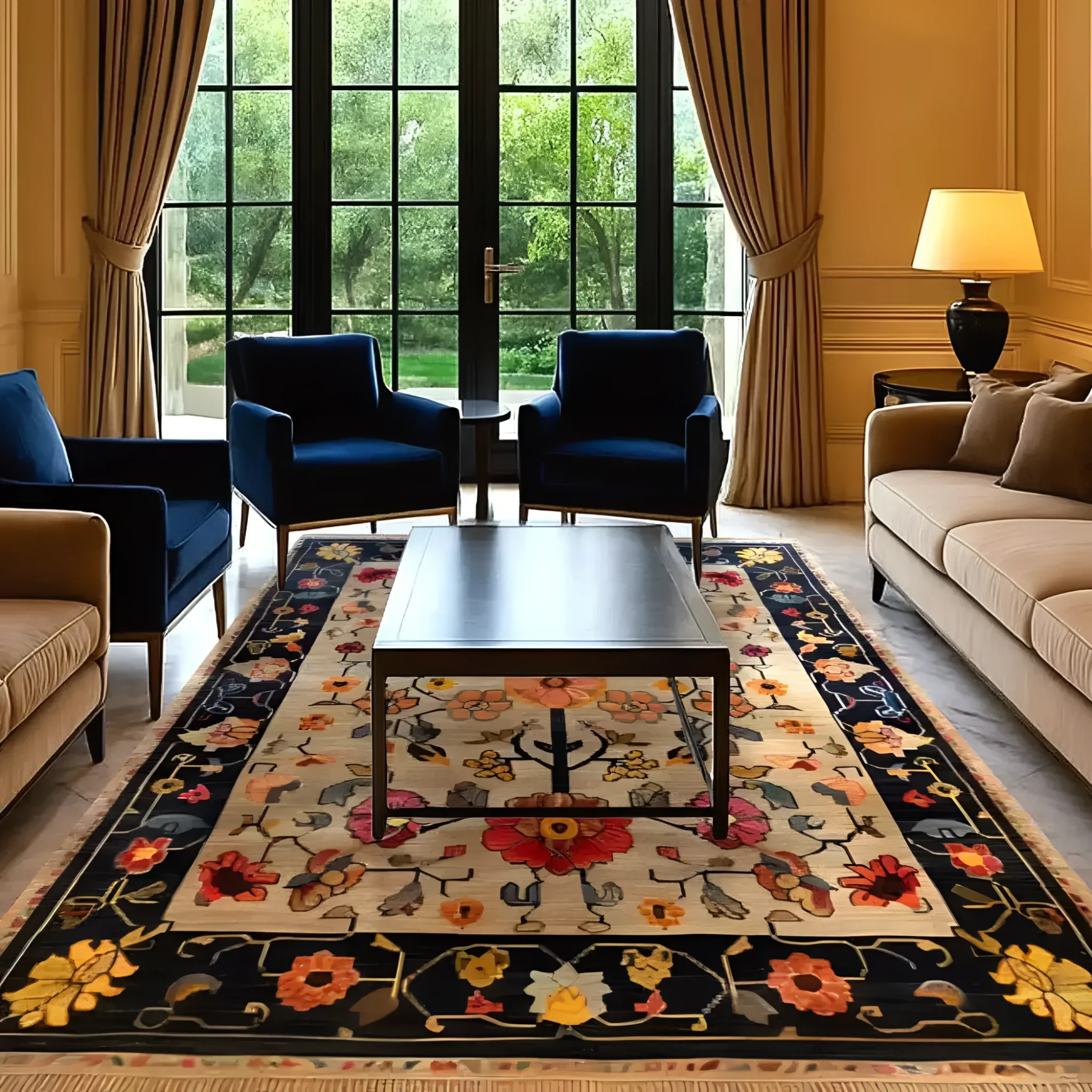Blooming Arbor Hand Knotted Area Rug - Image 3