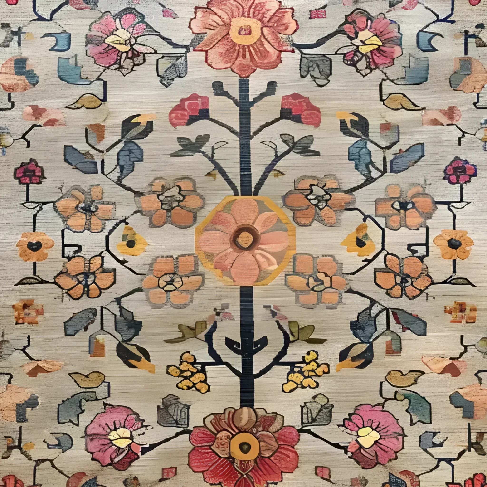Blooming Arbor Hand Knotted Area Rug - Image 5