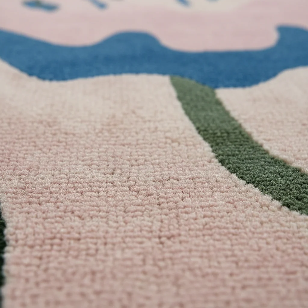Blooming Shape Symphony Hand Tufted Rug - Image 4