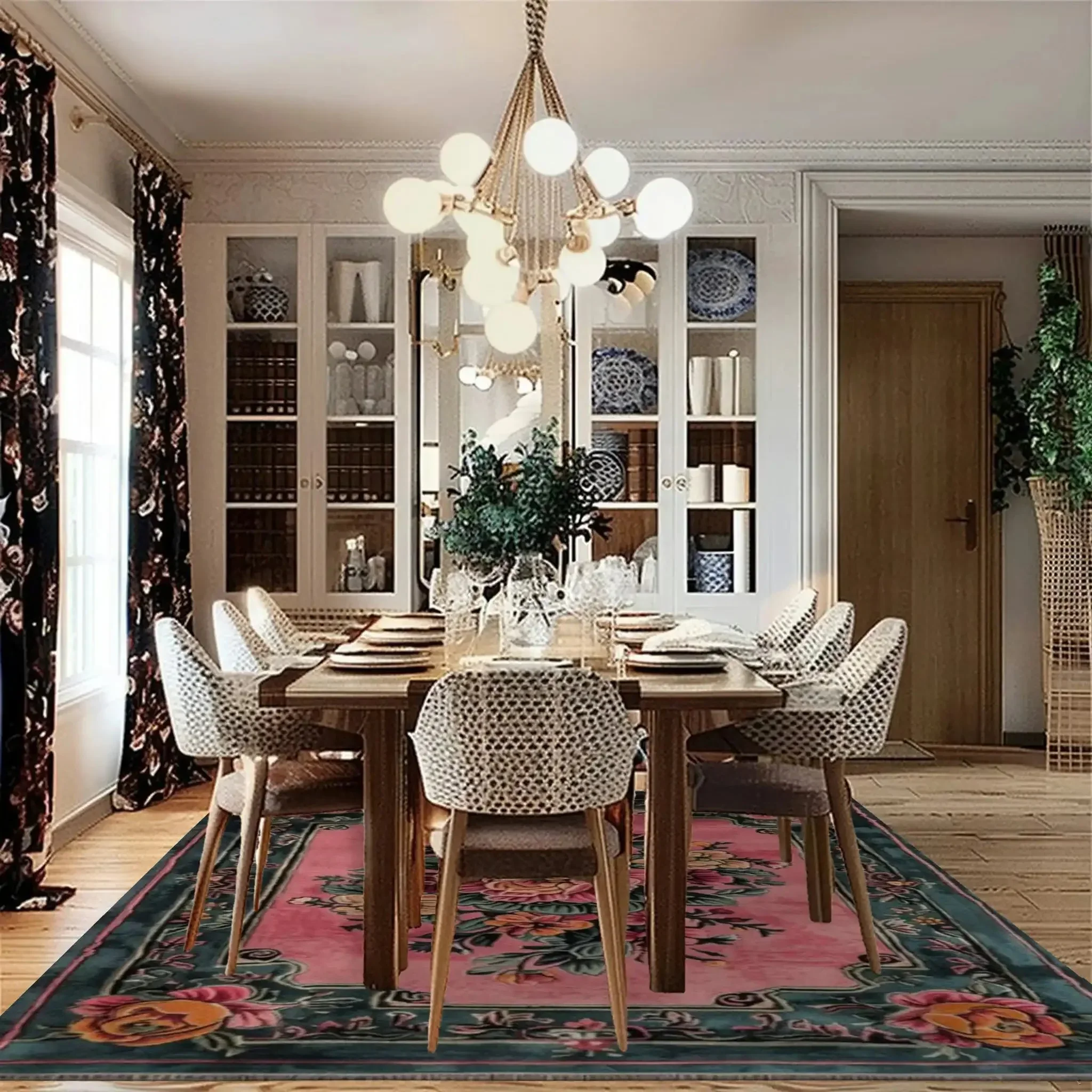 Blossom Floral Elegance Hand Tufted Rug - Image 4