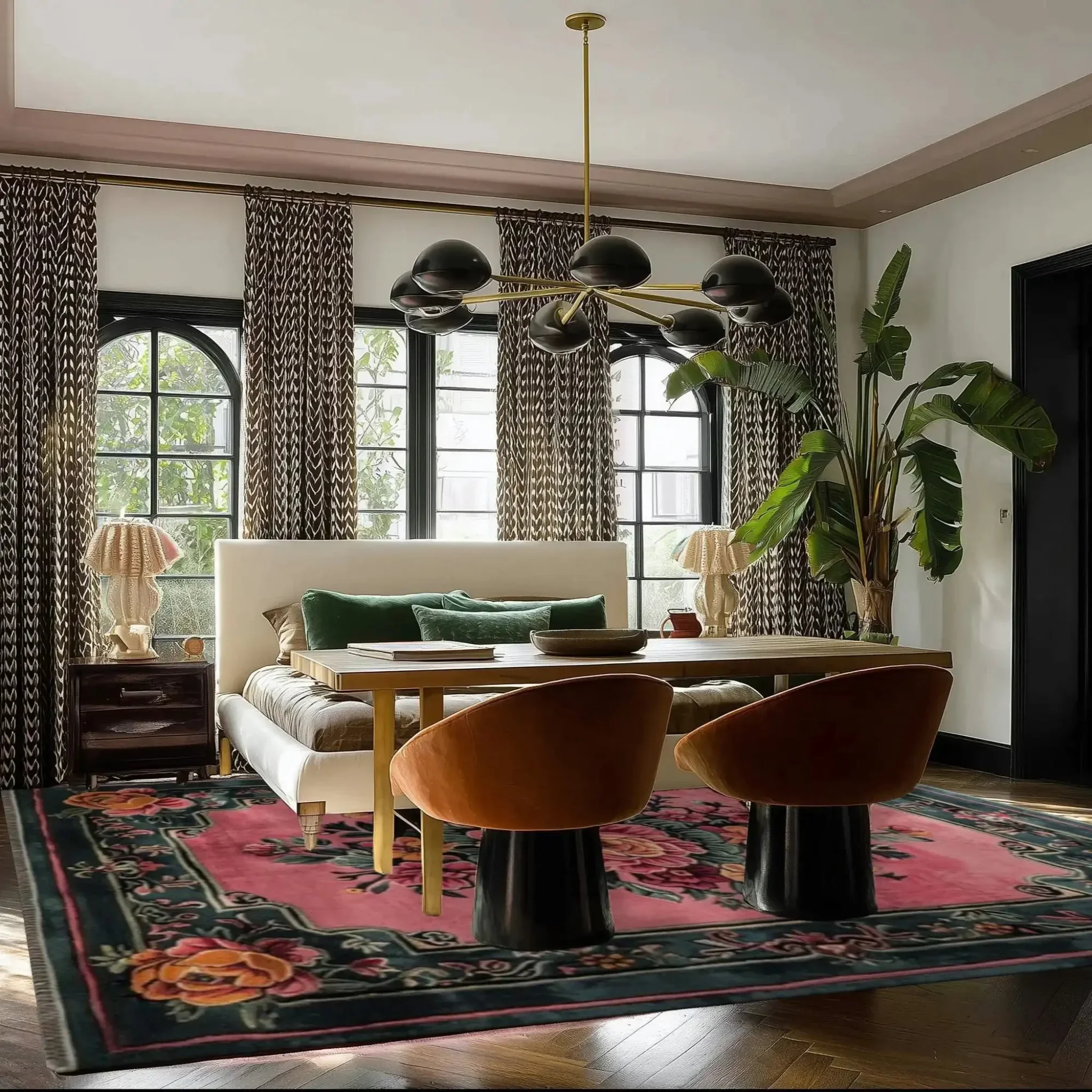 Blossom Floral Elegance Hand Tufted Rug - Image 6