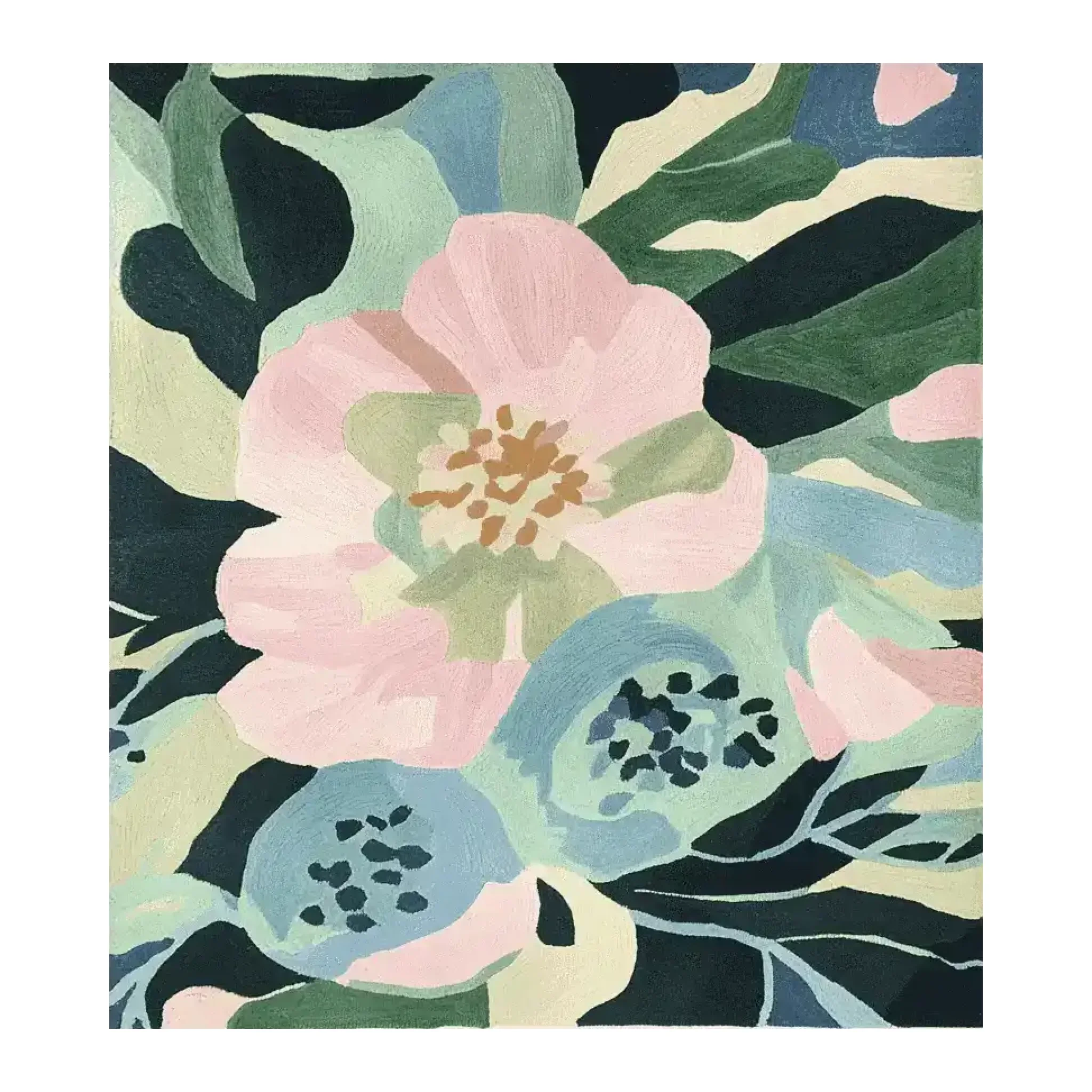Blossom Forest Dream Hand Tufted Rug
