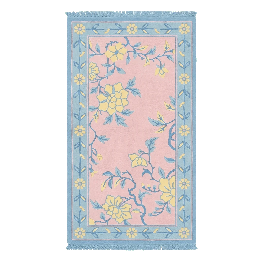 Blossom Grove Hand Knotted Runner Rug