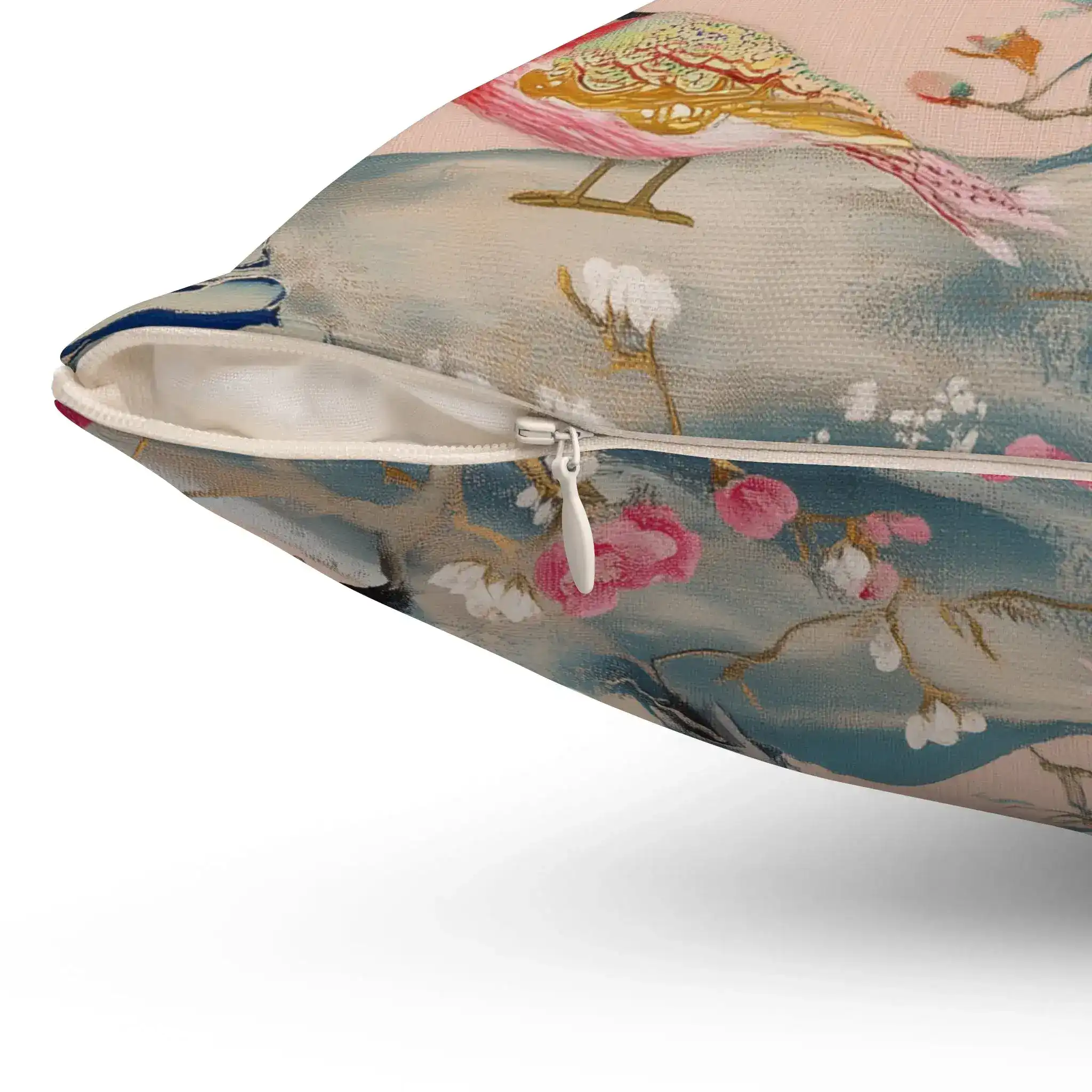 Blossom Notes & Porcelain Dreams Throw Pillow - Image 8