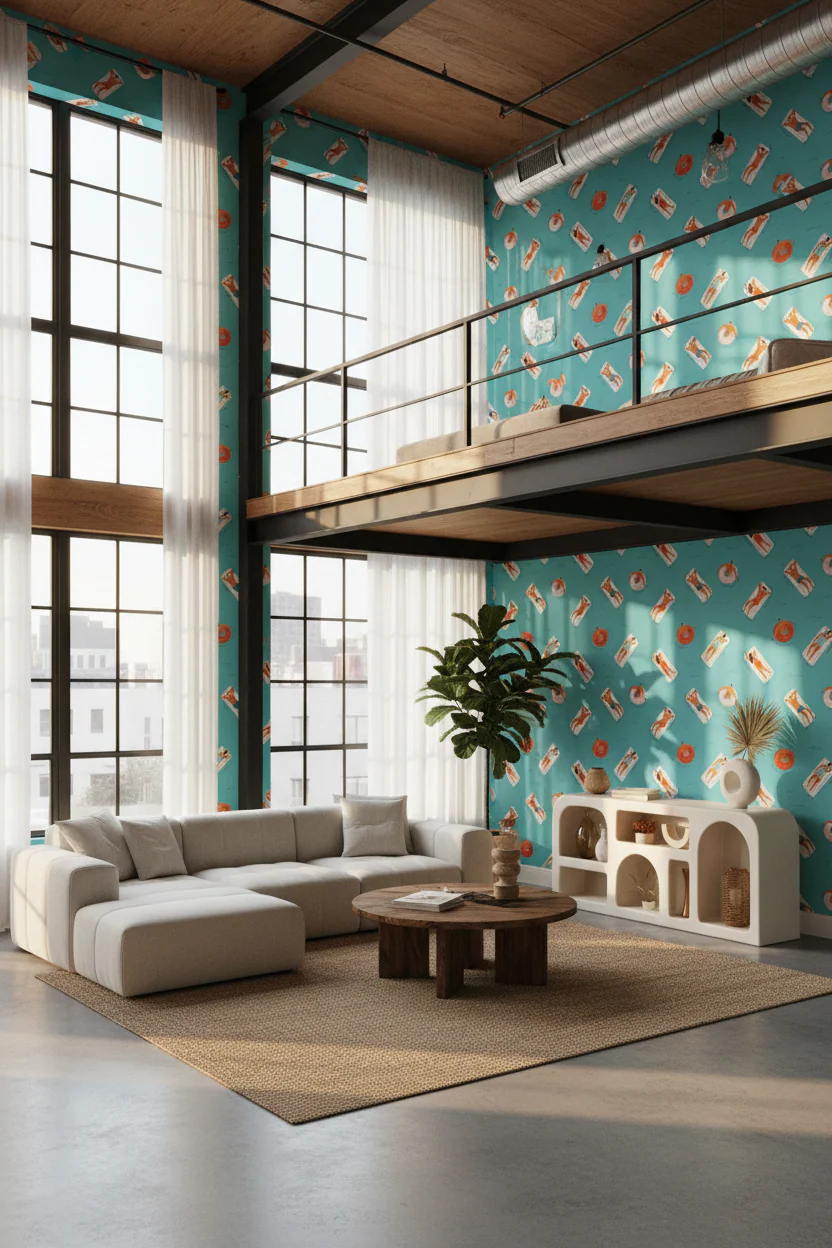Blue Swimming Pool Mural - Image 2