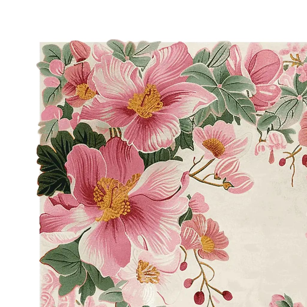 Blush Garden Bloom Hand Tufted Rug - Image 8