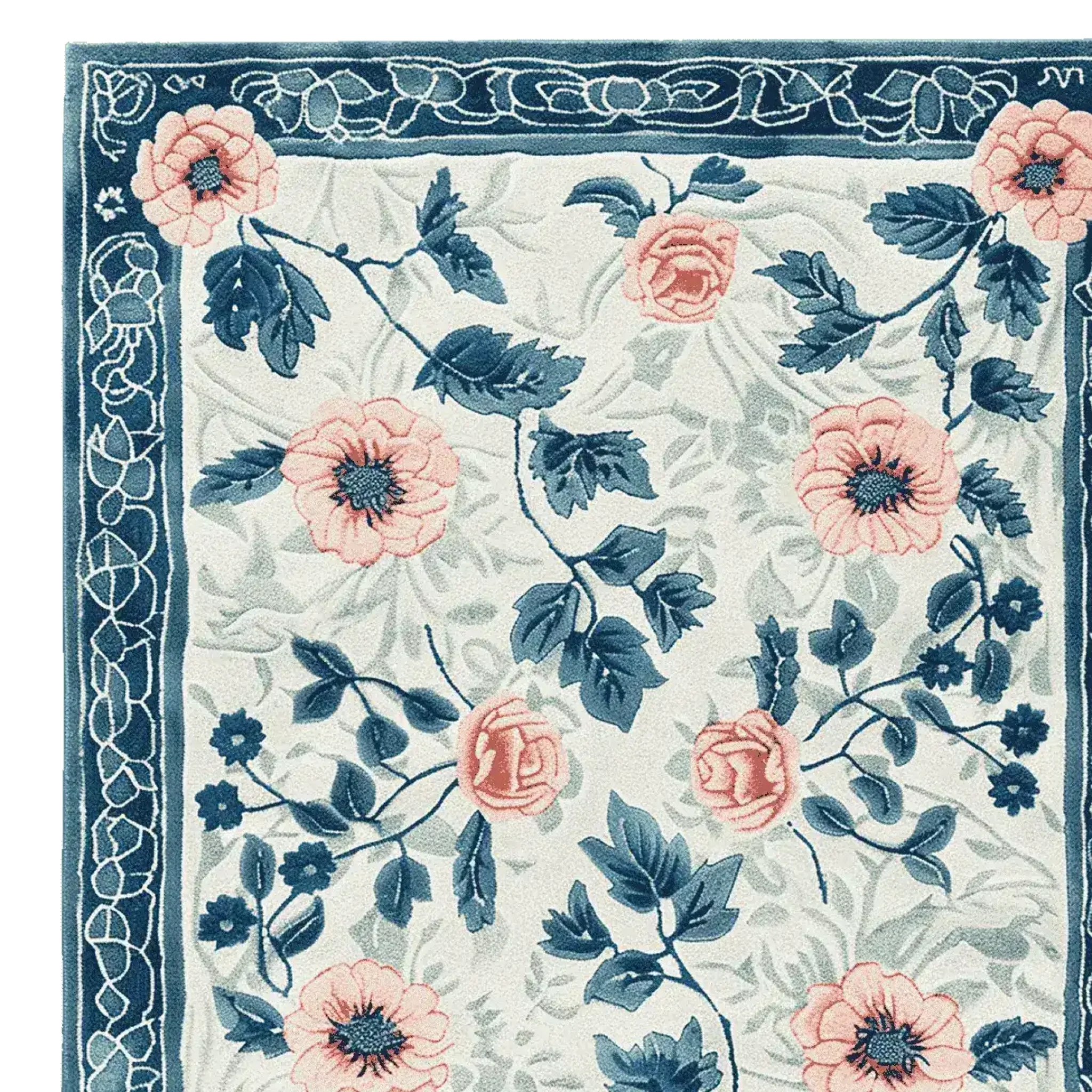 Blush Garden Bloom Hand Tufted Rug - Image 7
