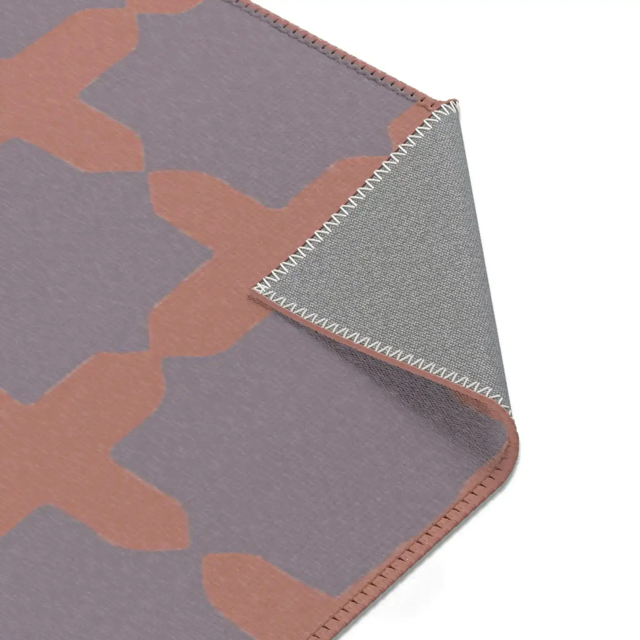 Blush & Lavender Geometric Cross Accent Rug - Image 8