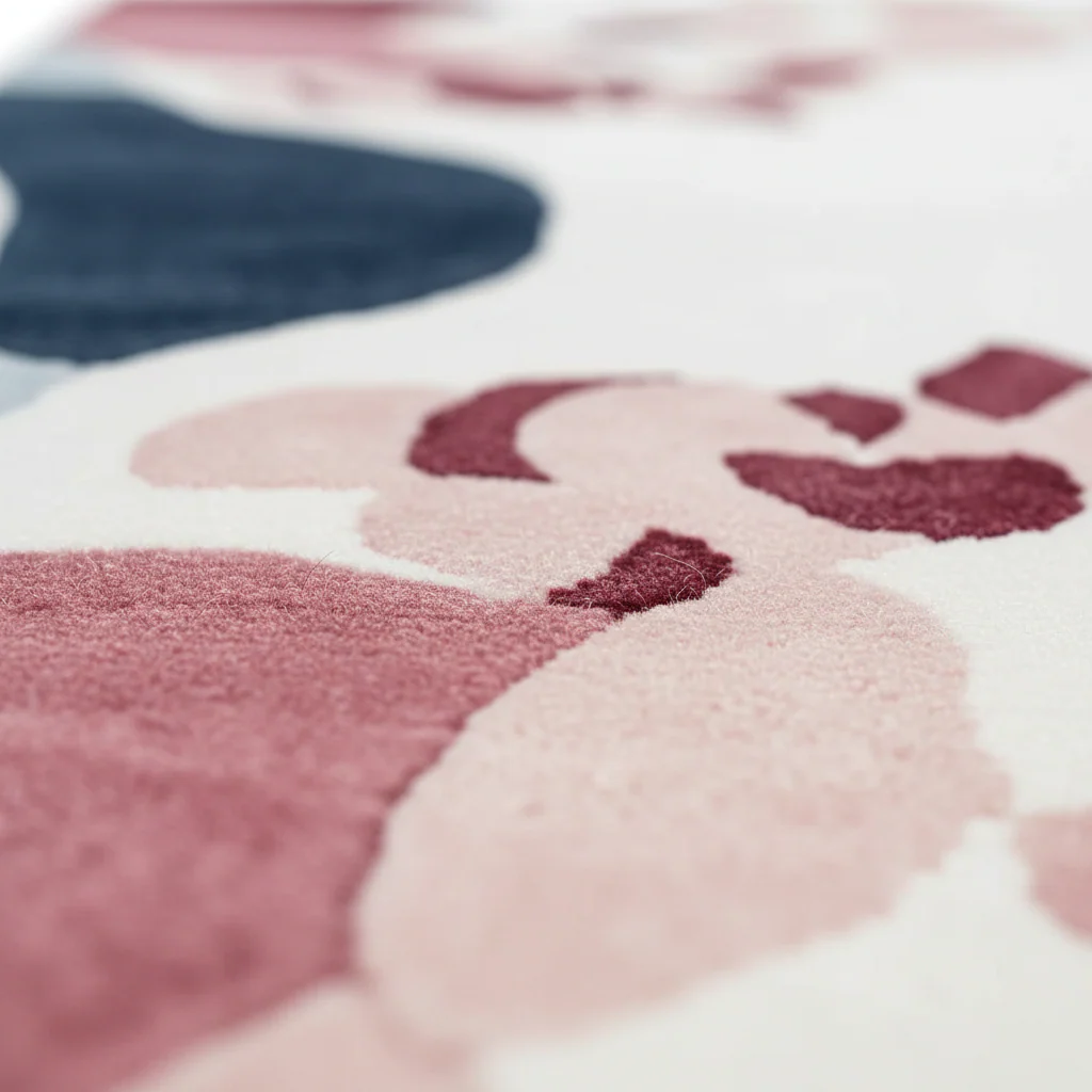Blush Mirage Bloom Hand Tufted Rug - Image 4