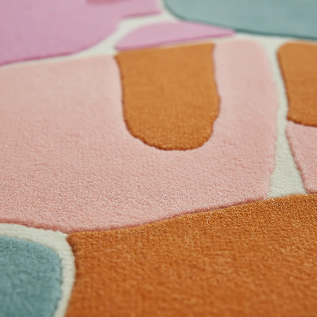 Blush Moss Whisper Hand Tufted Rug - Image 5