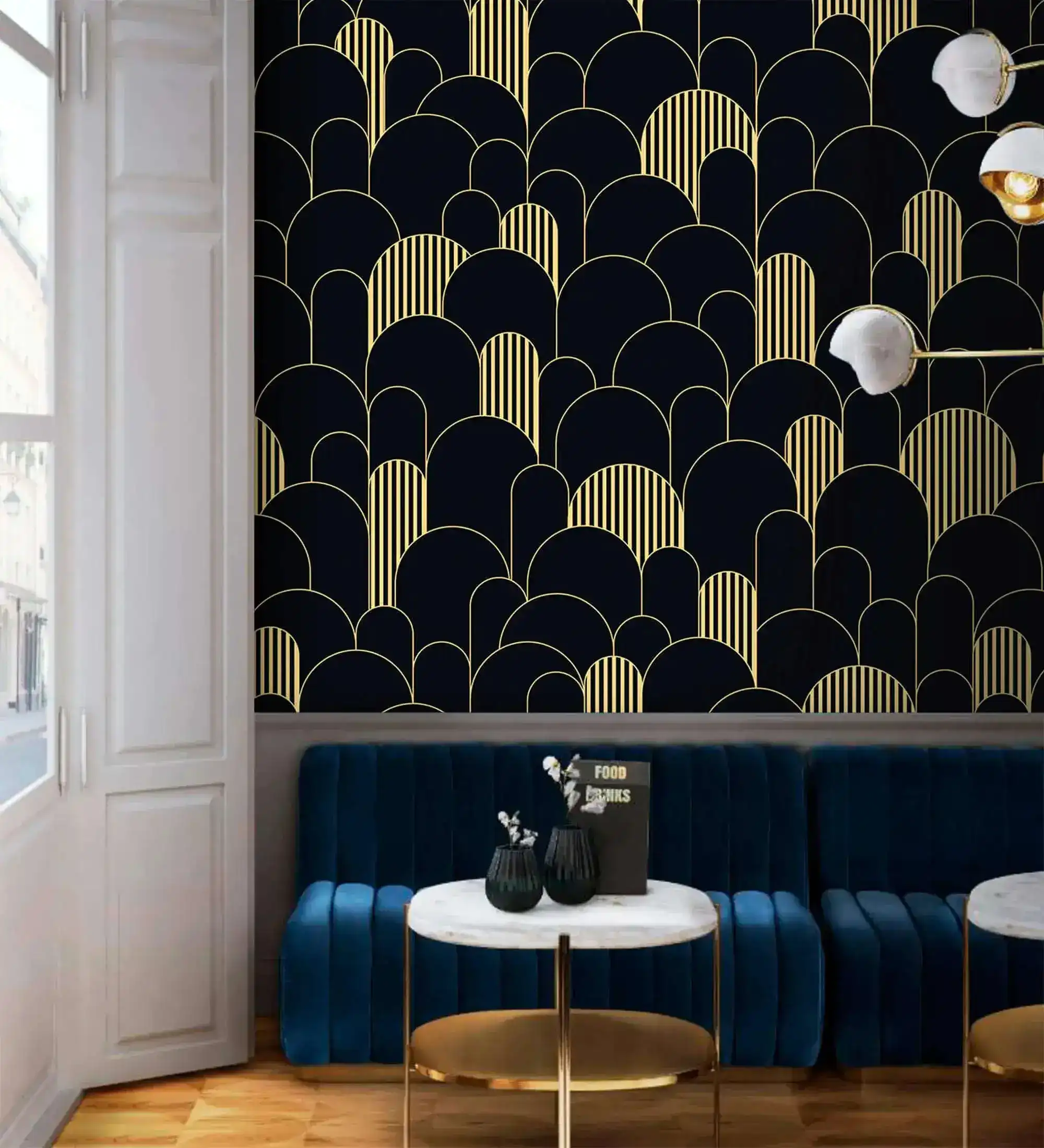 Boho Art Deco Geometric Wallpaper - Image 4