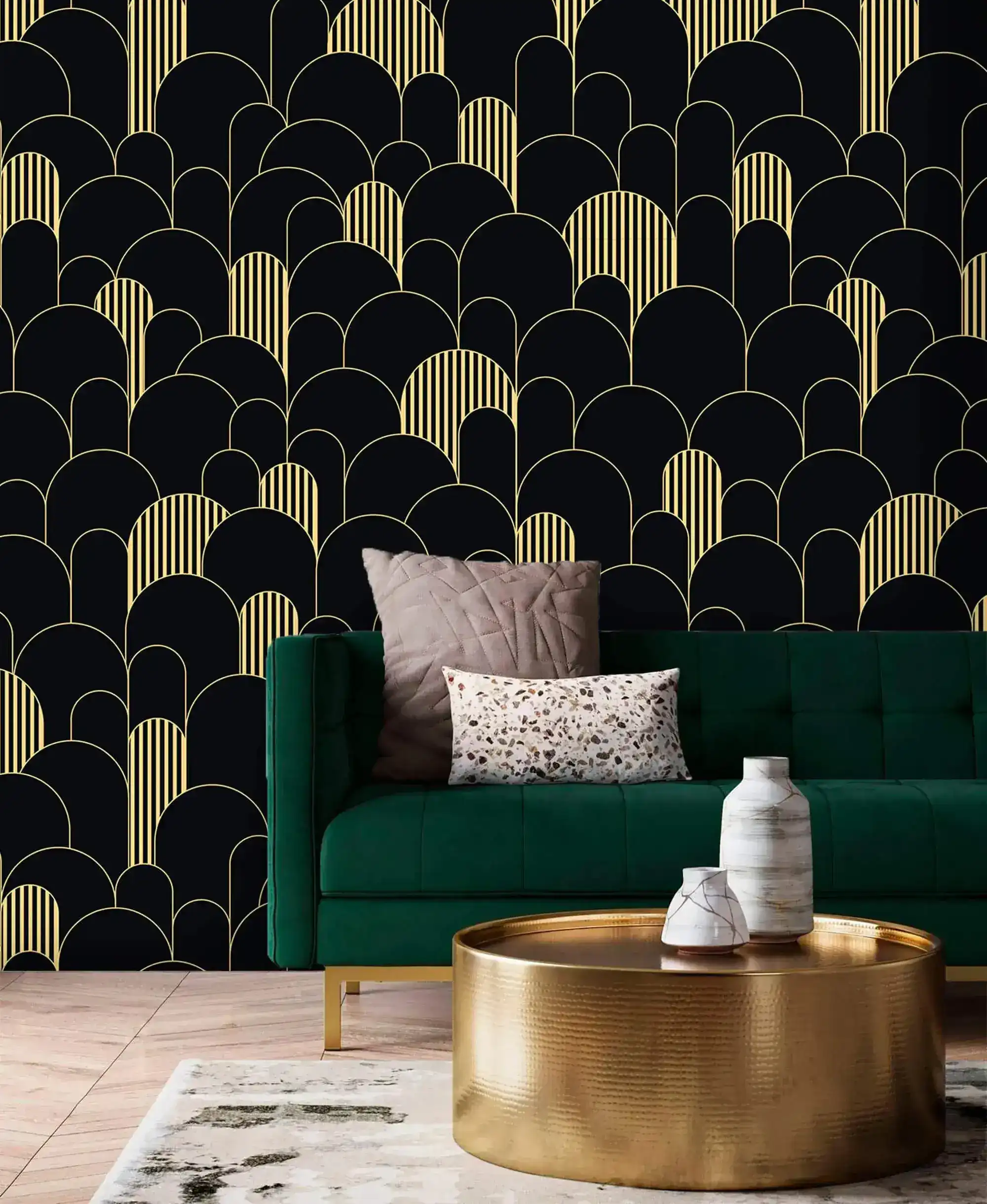 Boho Art Deco Geometric Wallpaper - Image 5