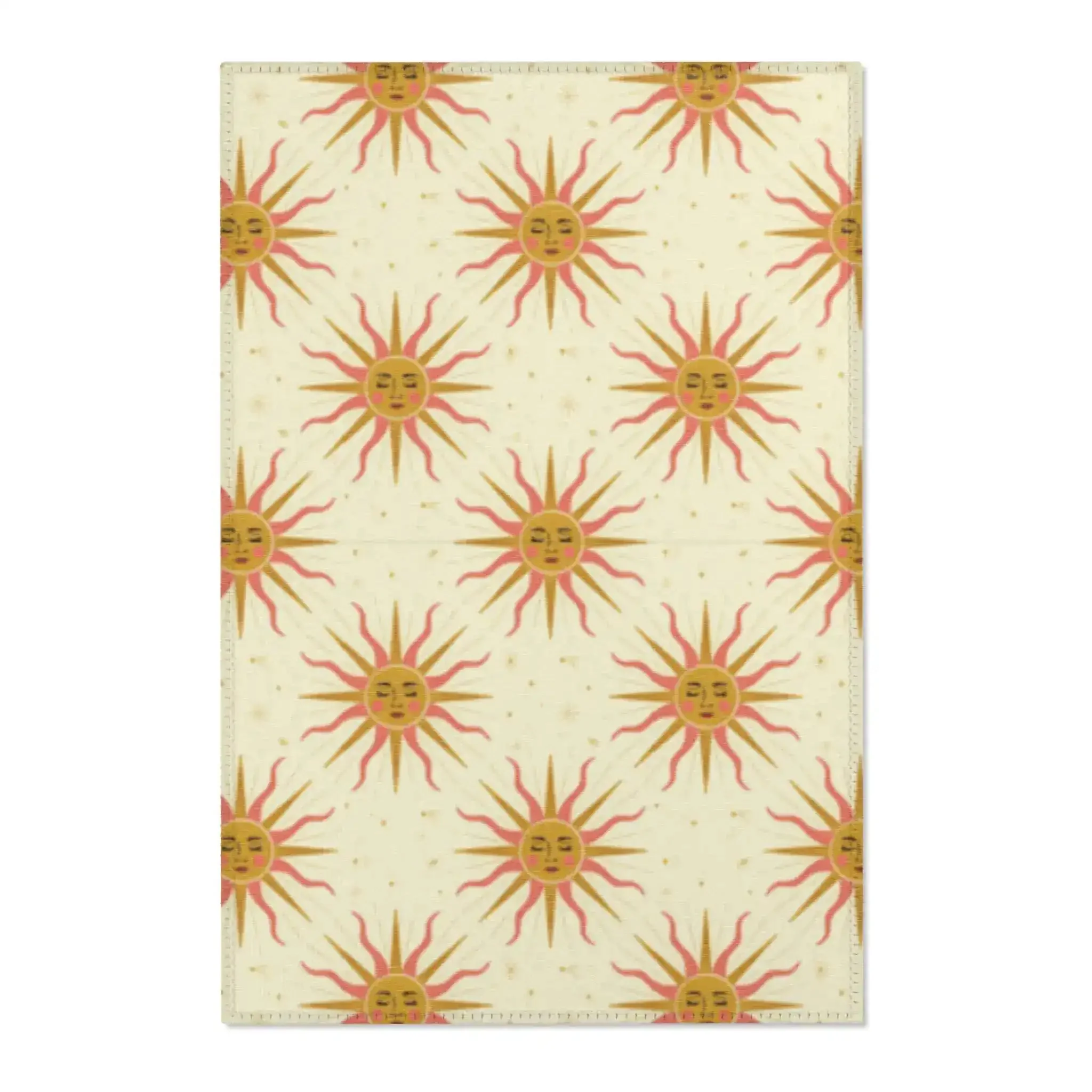Boho Celestial Sunburst Accent Rug - Image 2
