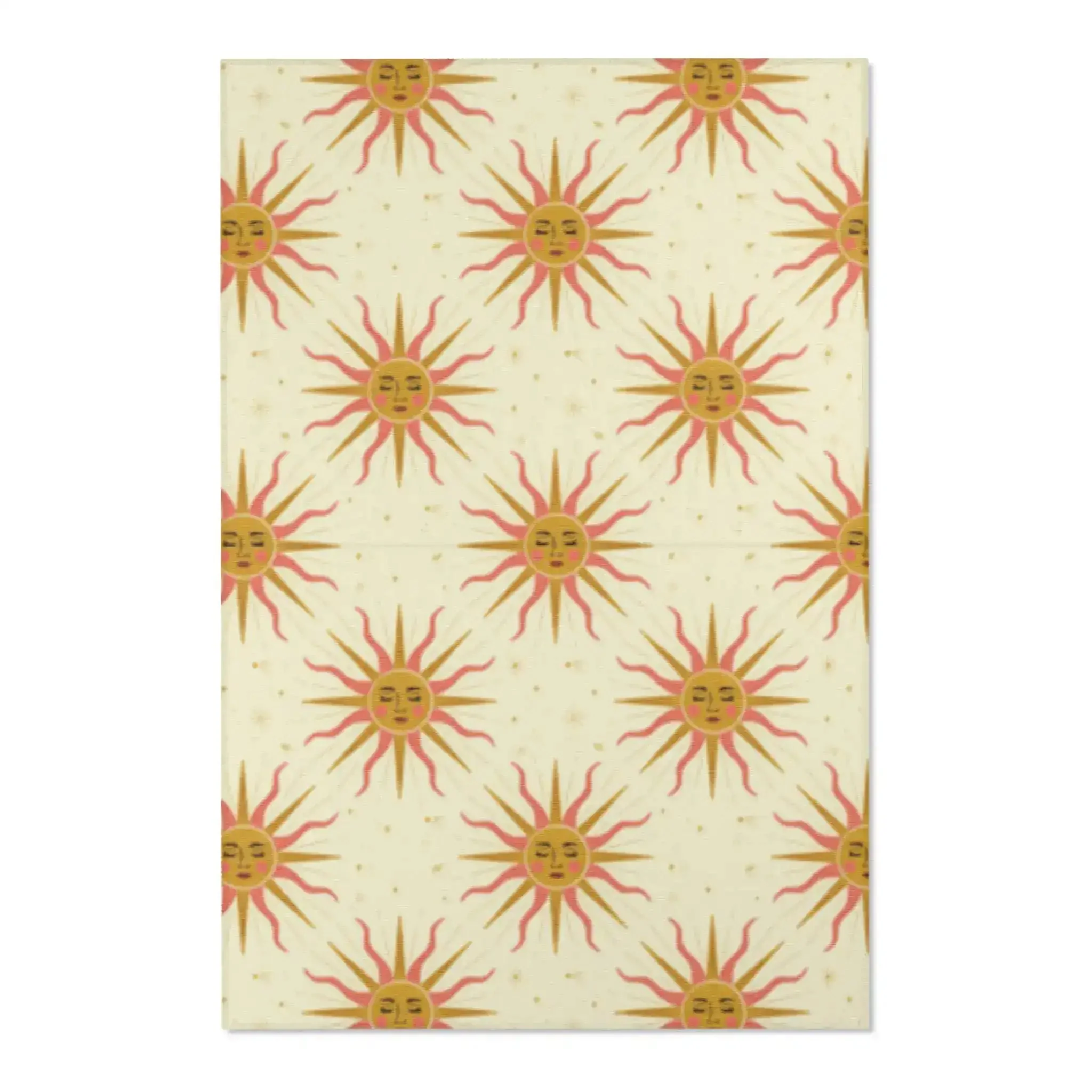Boho Celestial Sunburst Accent Rug - Image 3