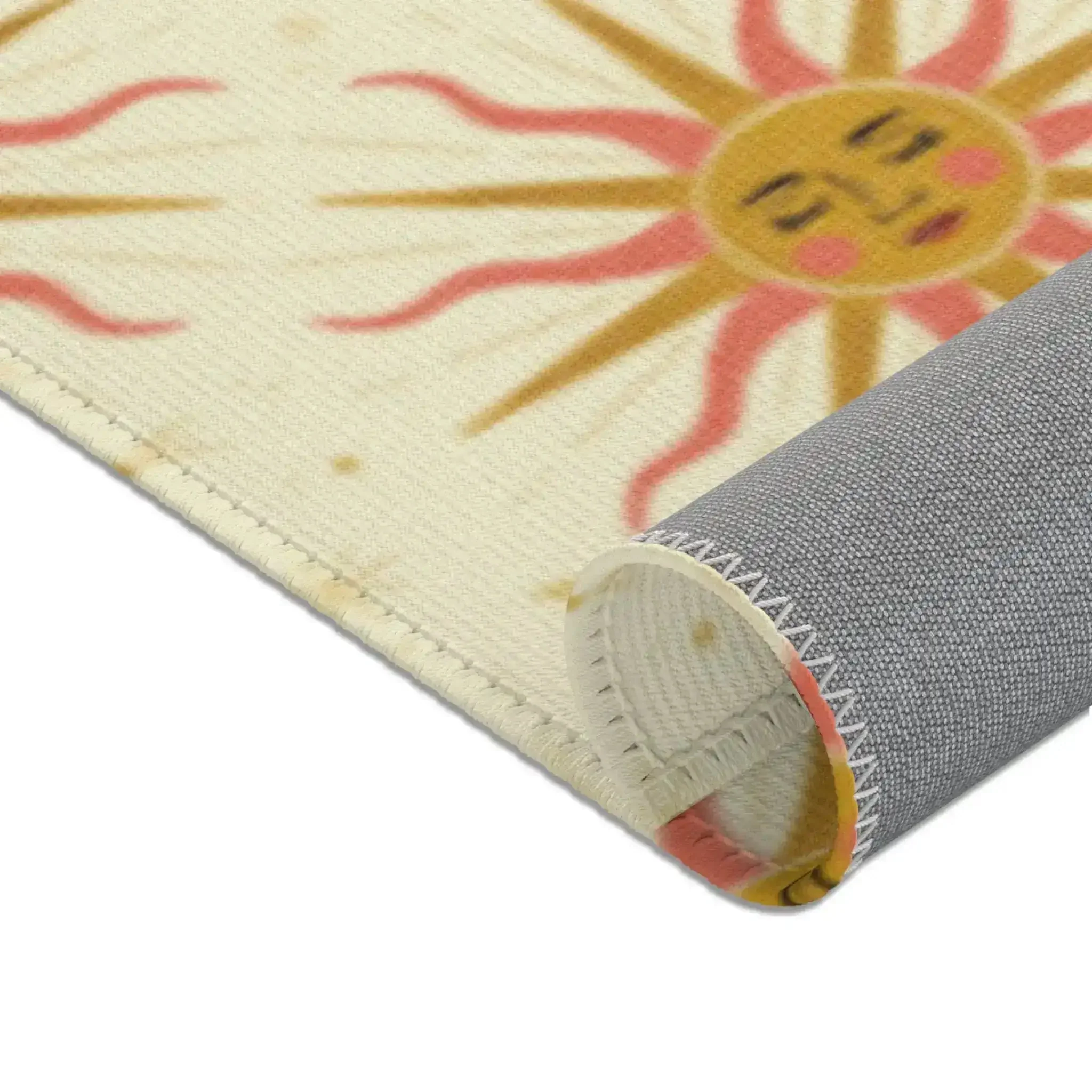 Boho Celestial Sunburst Accent Rug - Image 4