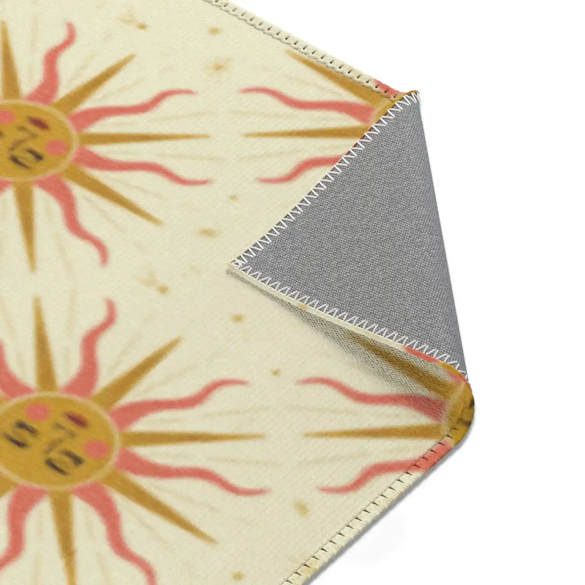 Boho Celestial Sunburst Accent Rug - Image 5