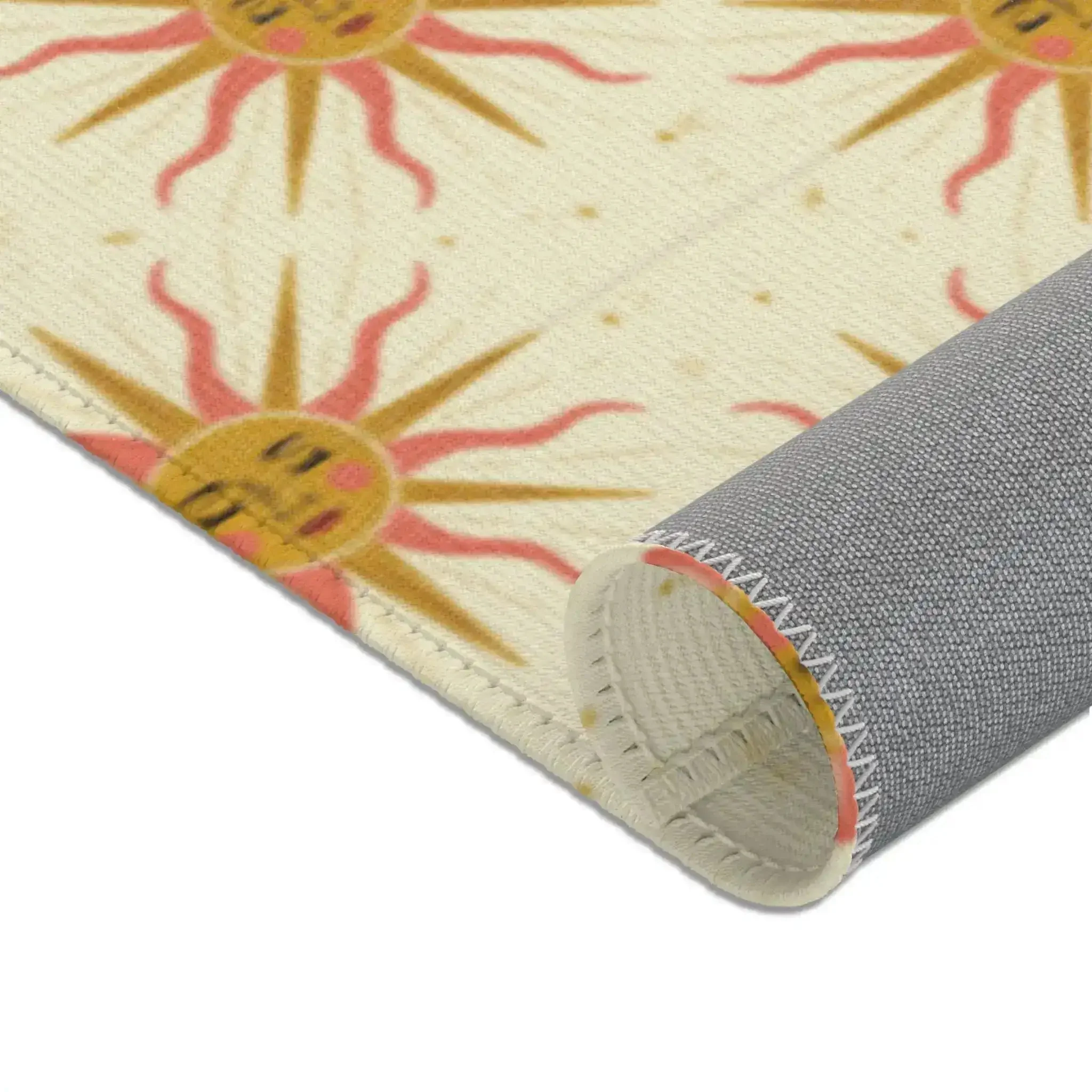 Boho Celestial Sunburst Accent Rug - Image 7