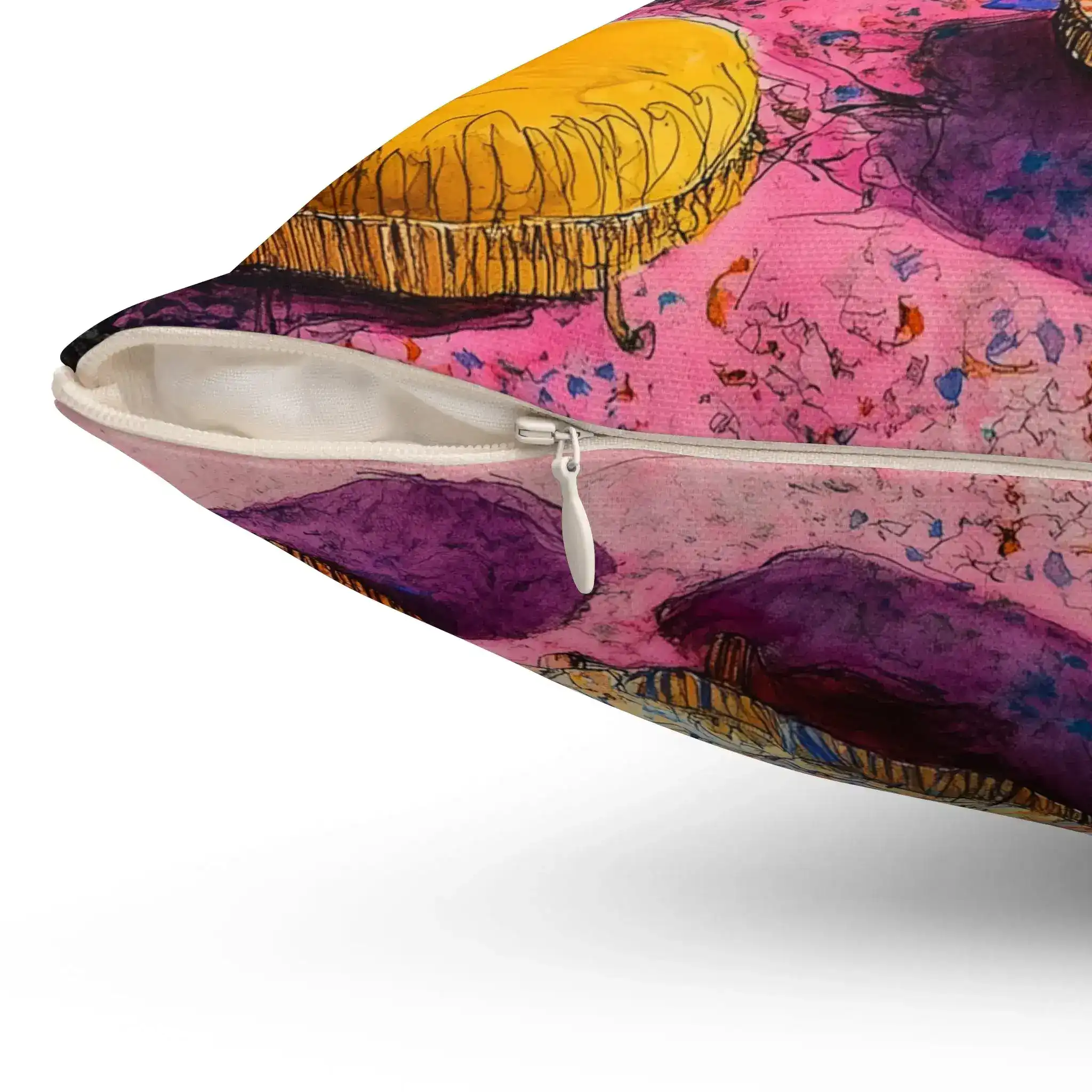 Bold Colorful Luxury Throw Pillow - Image 6