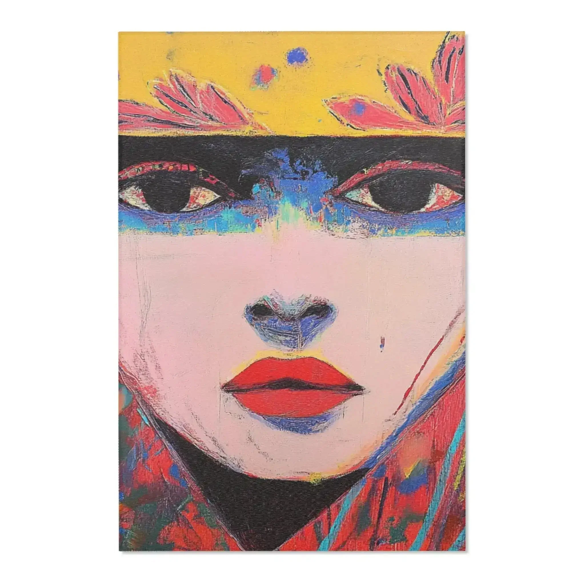 Bold Gaze Pop Portrait Rug - Image 4