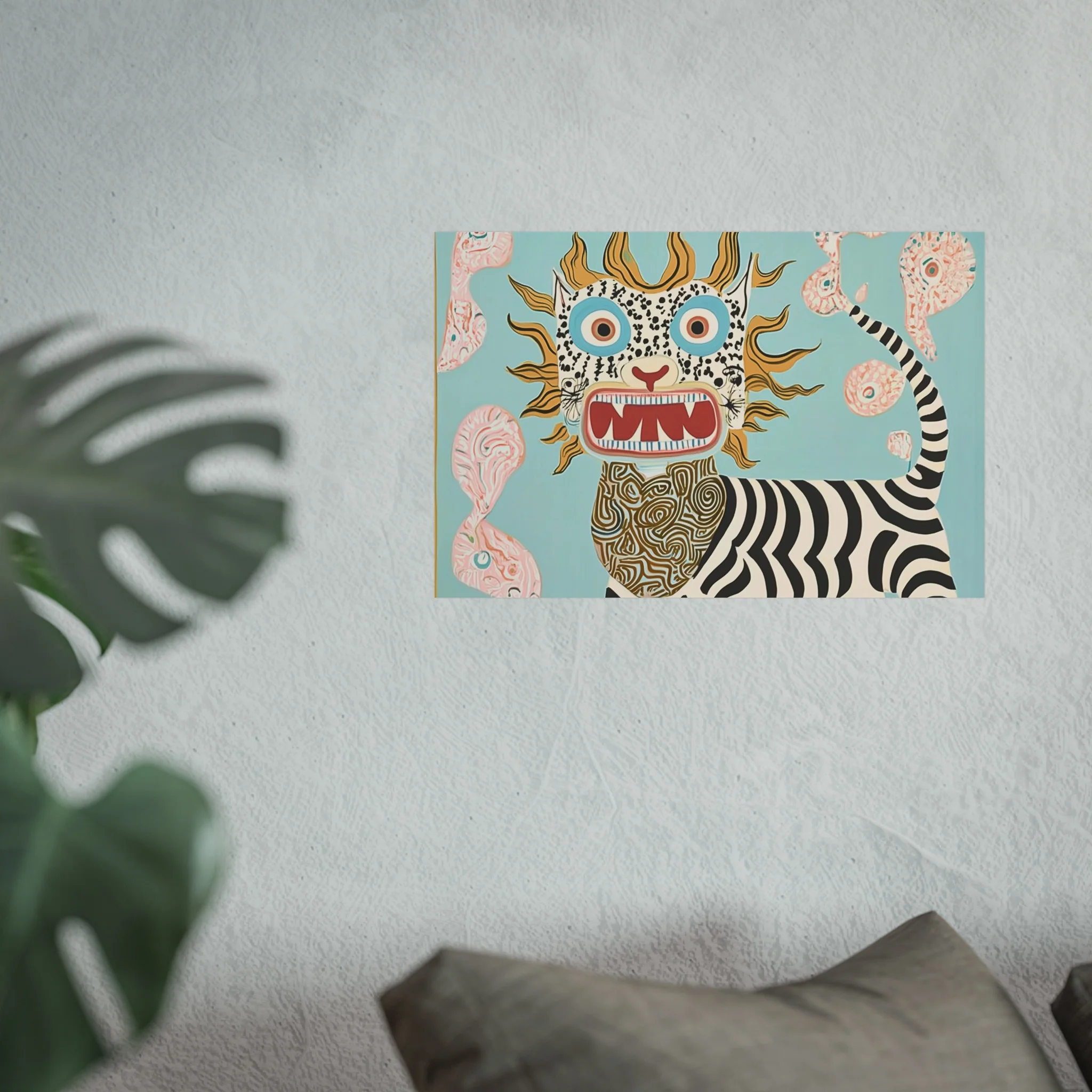 Bold Lion Design Fine Art Poster - Image 35