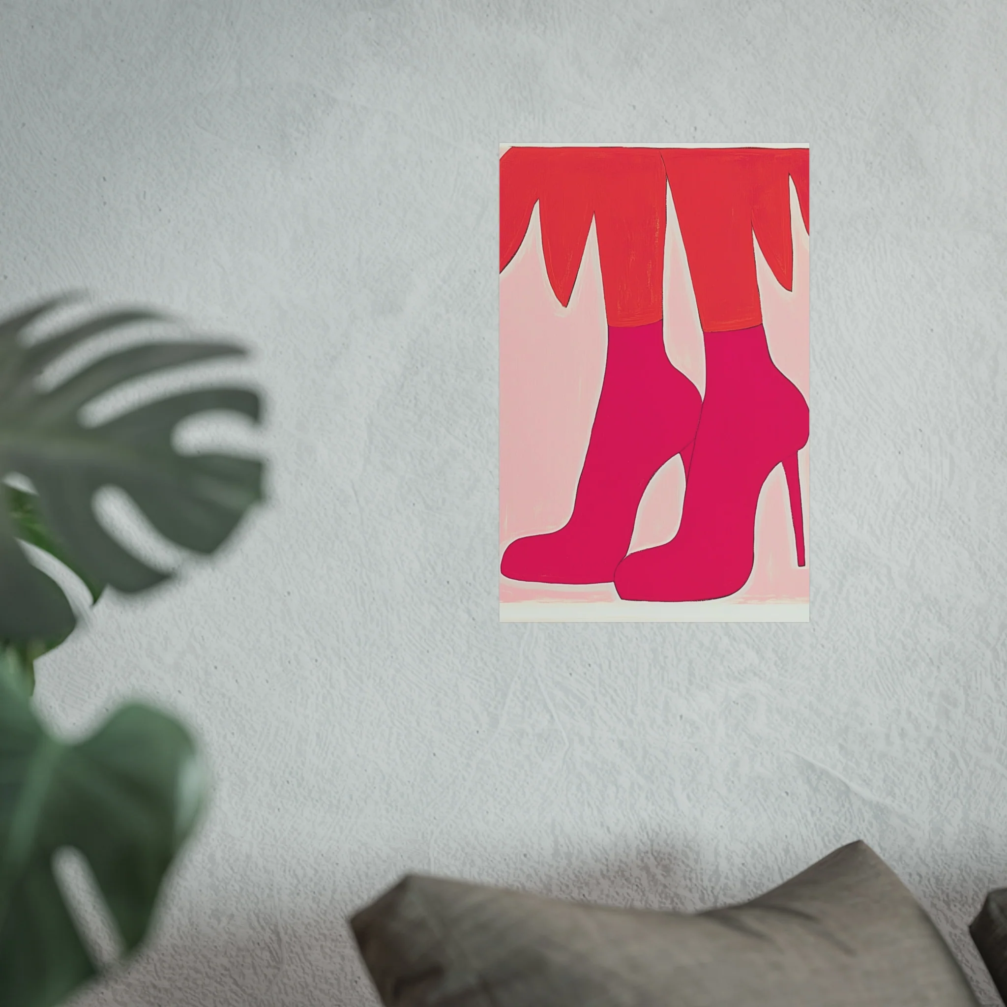 Bold Stiletto Silhouette Fine Art Poster - Image 25