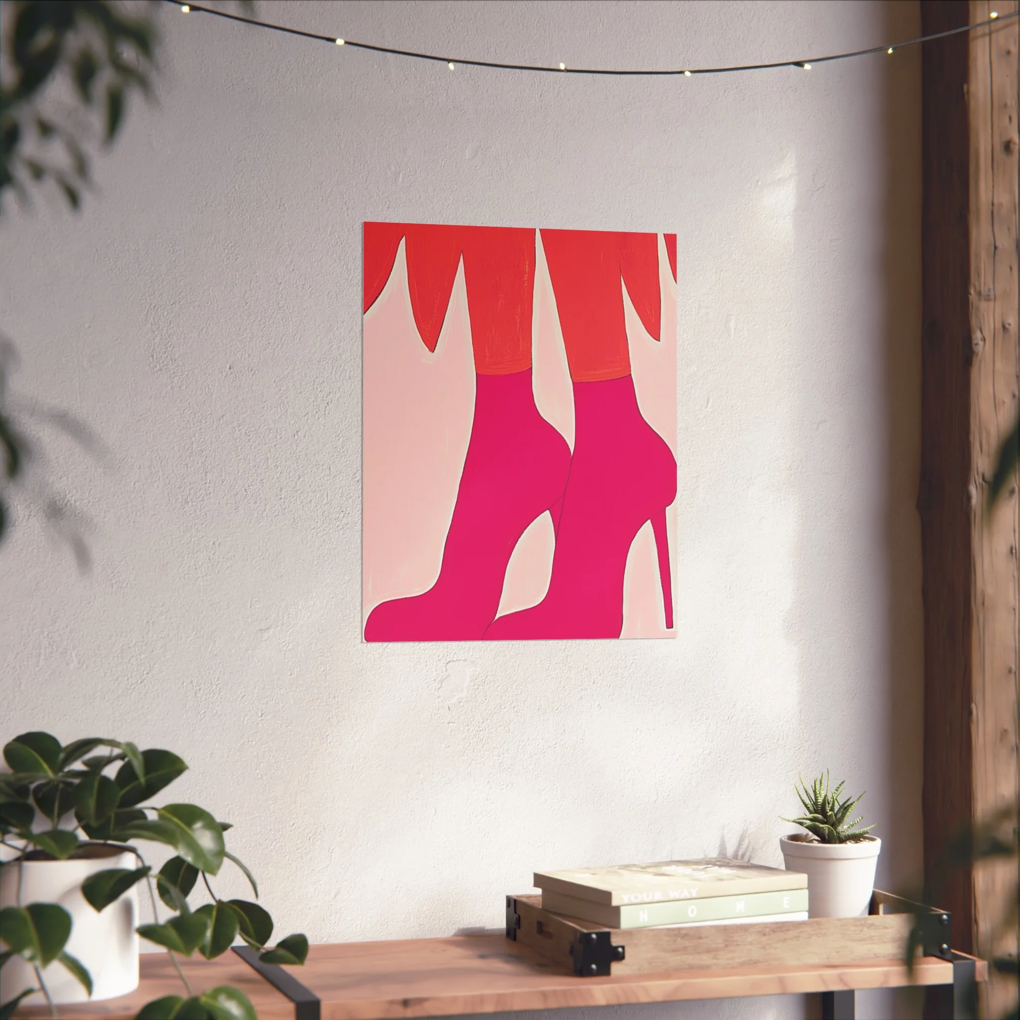 Bold Stiletto Silhouette Fine Art Poster - Image 32