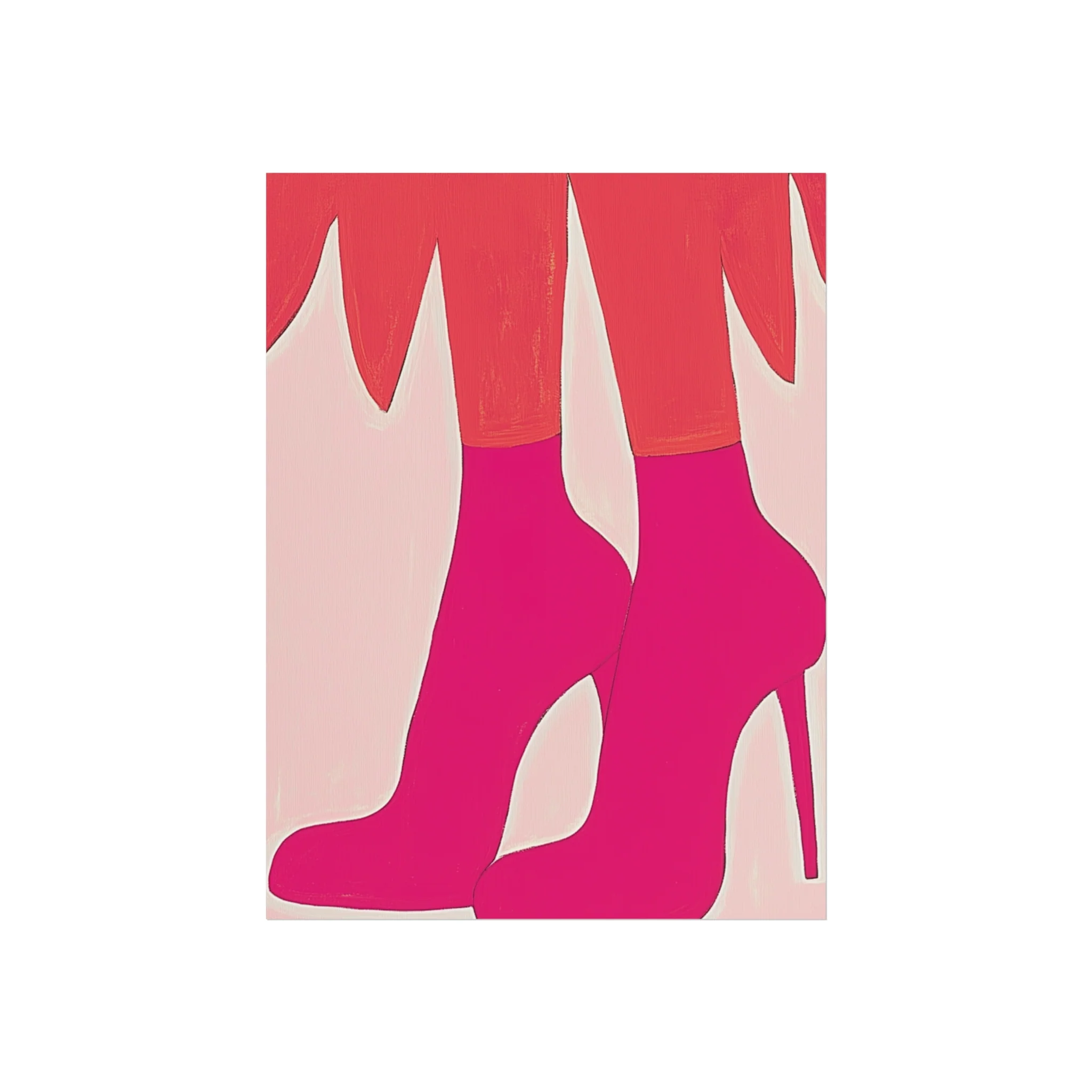 Bold Stiletto Silhouette Fine Art Poster - Image 6