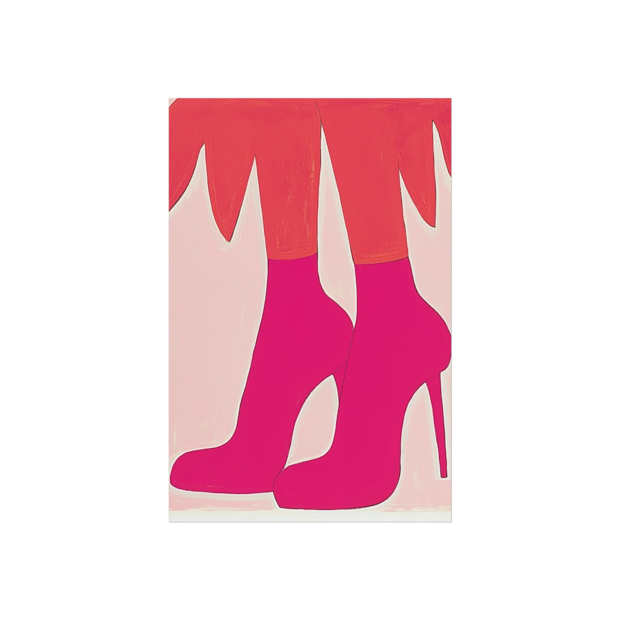 Bold Stiletto Silhouette Fine Art Poster - Image 9