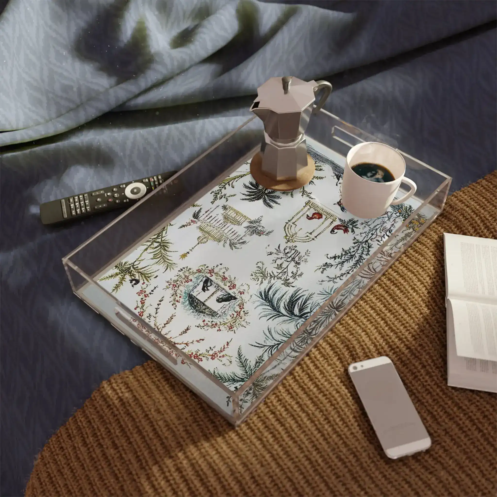 Botanical Birdcage Garden Serving Tray - Image 2