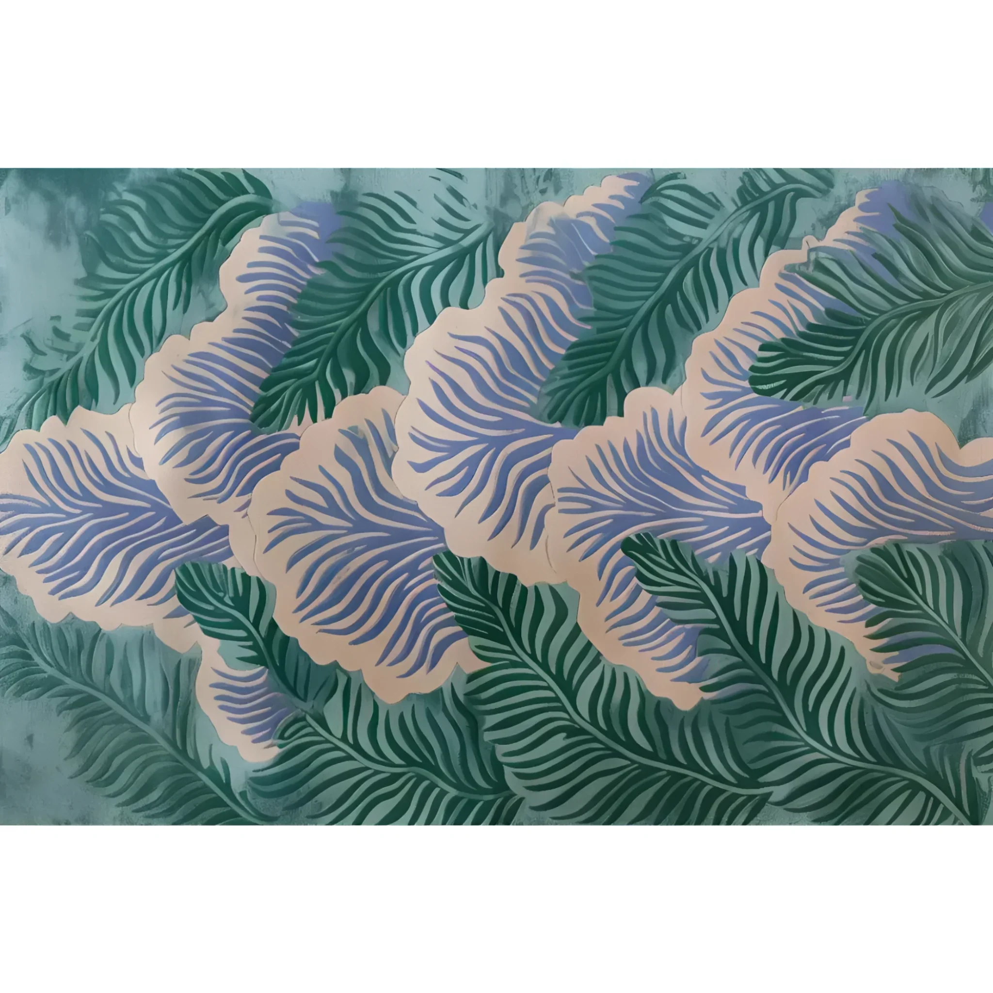 Botanical Dream Hand Tufted Wool Rug - Image 11