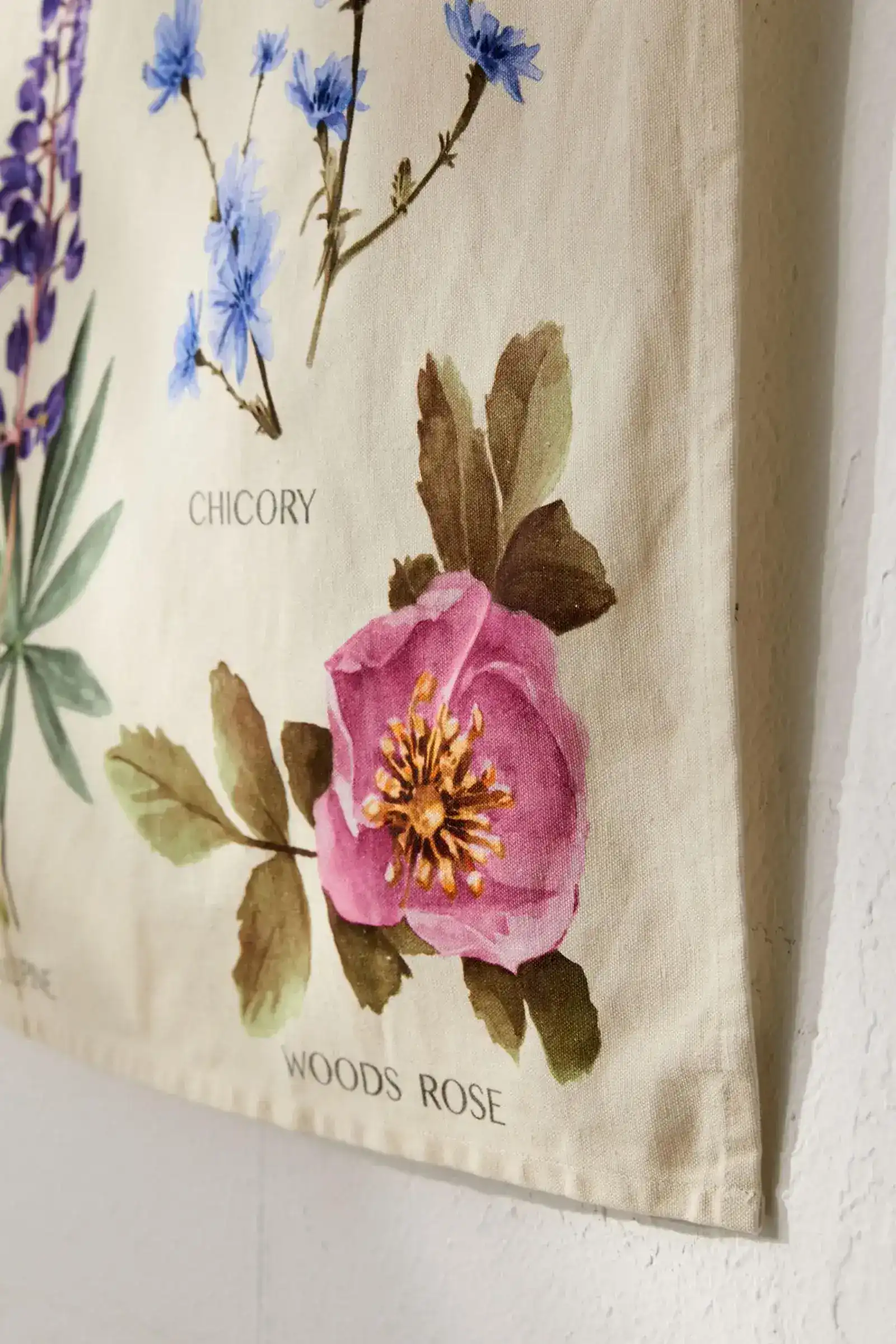 Botanical Wildflower Wall Hanging Tapestry - Image 3
