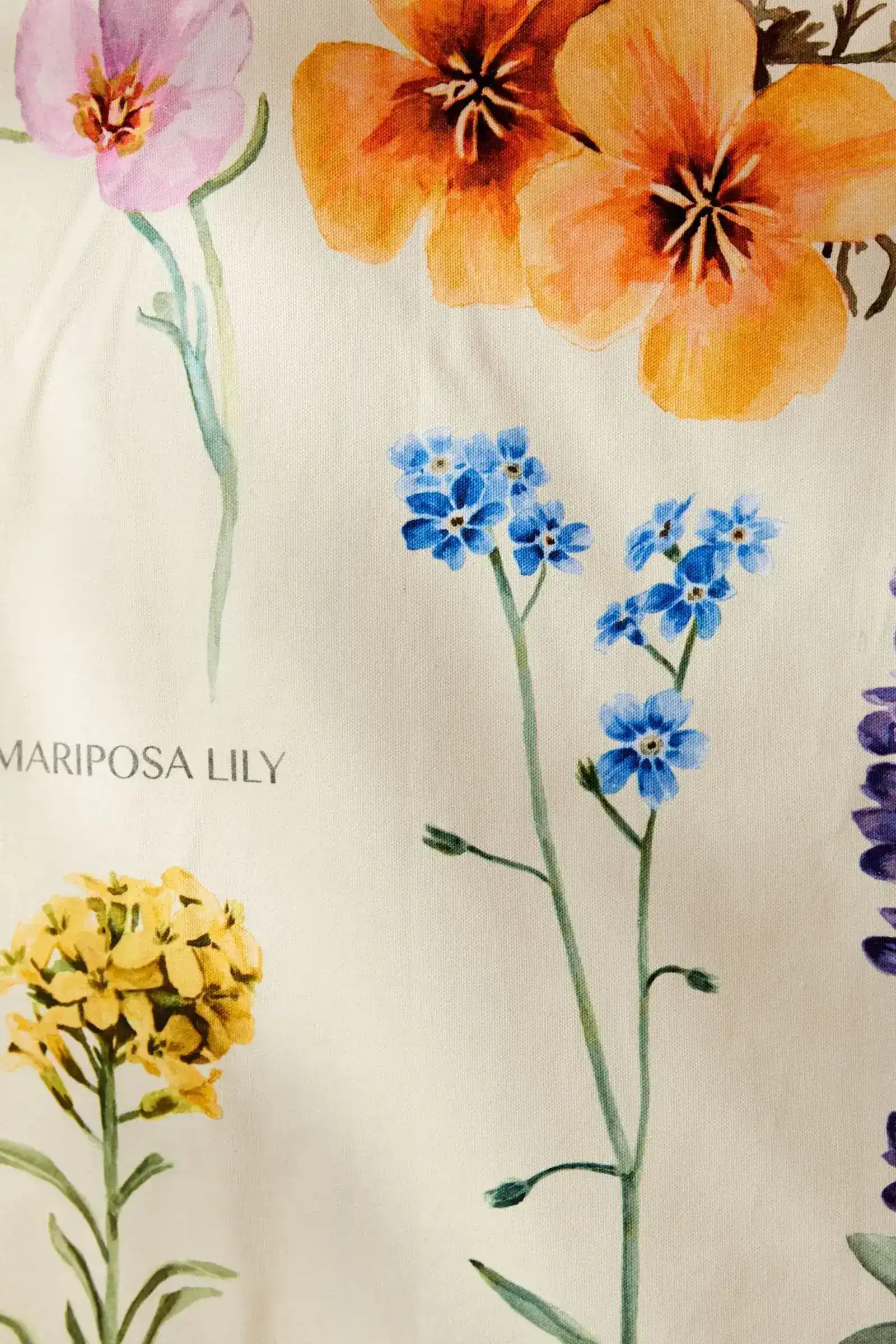 Botanical Wildflower Wall Hanging Tapestry - Image 4