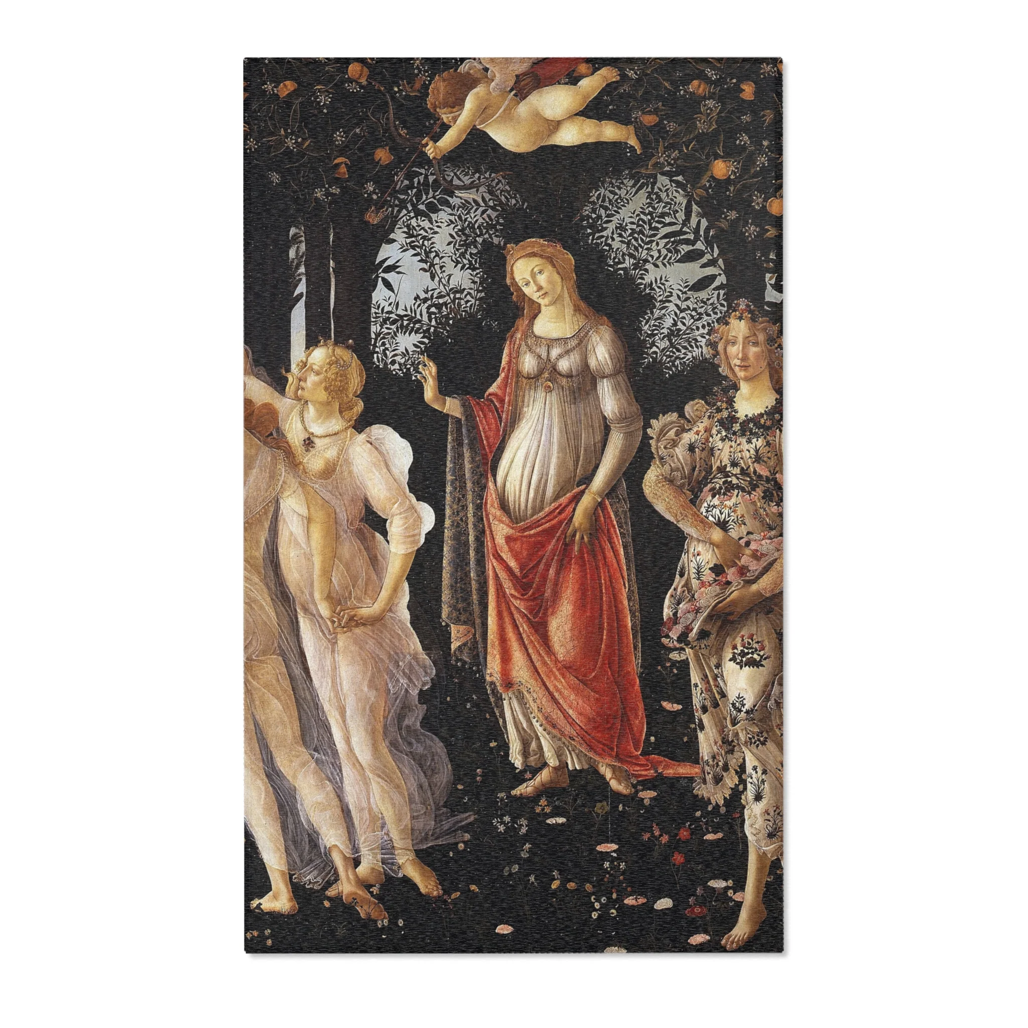 Botticelli-primavera | Area Rug - Image 2