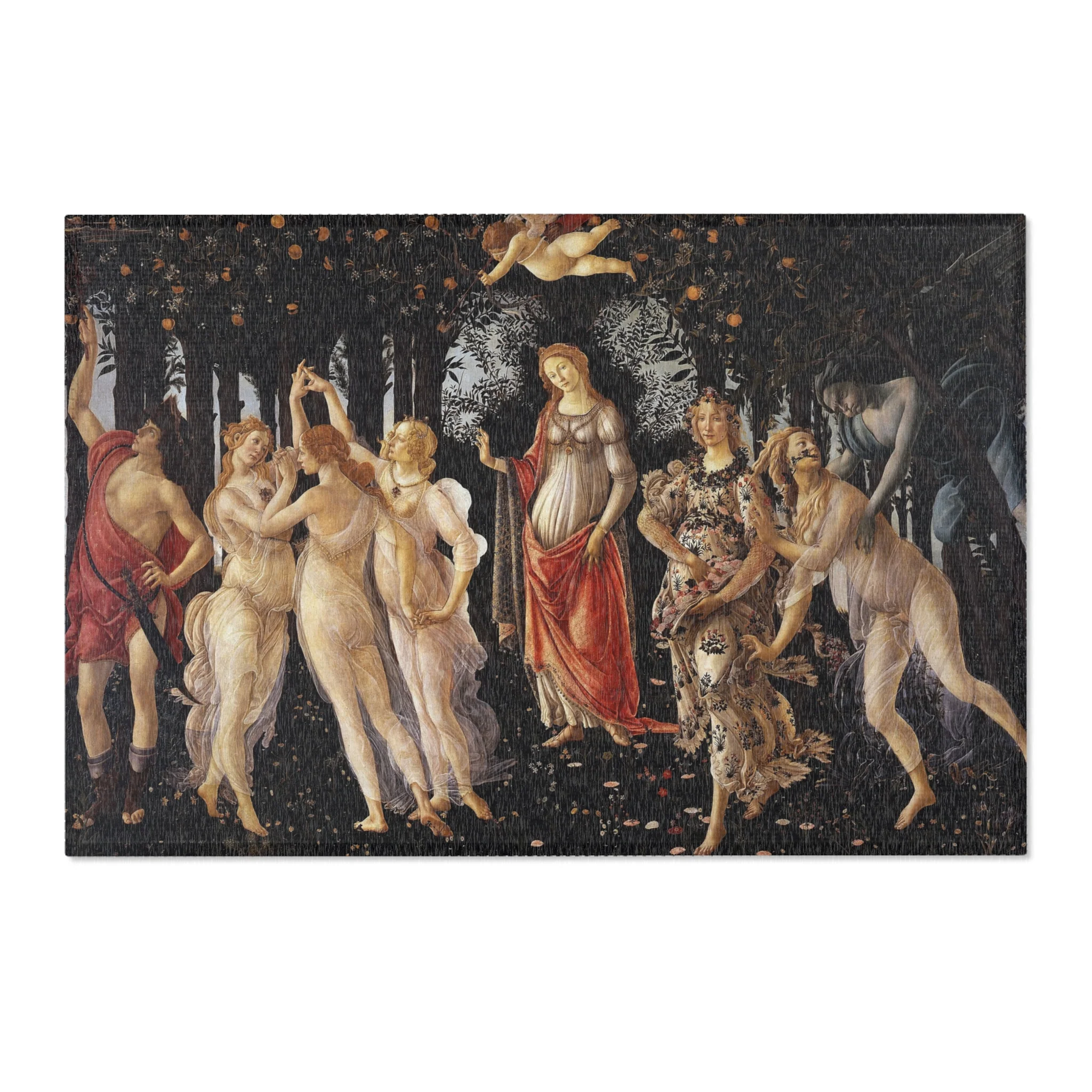 Botticelli-primavera | Area Rug - Image 4