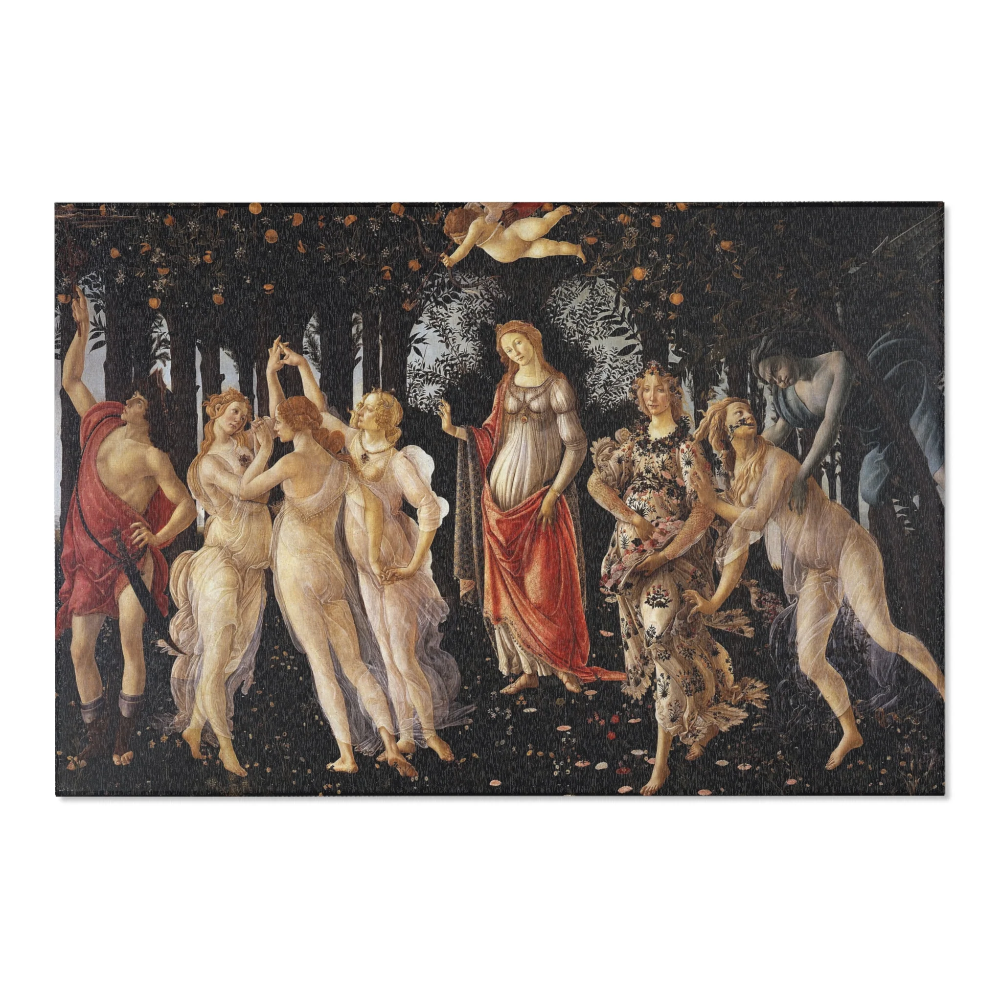 Botticelli-primavera | Area Rug - Image 6