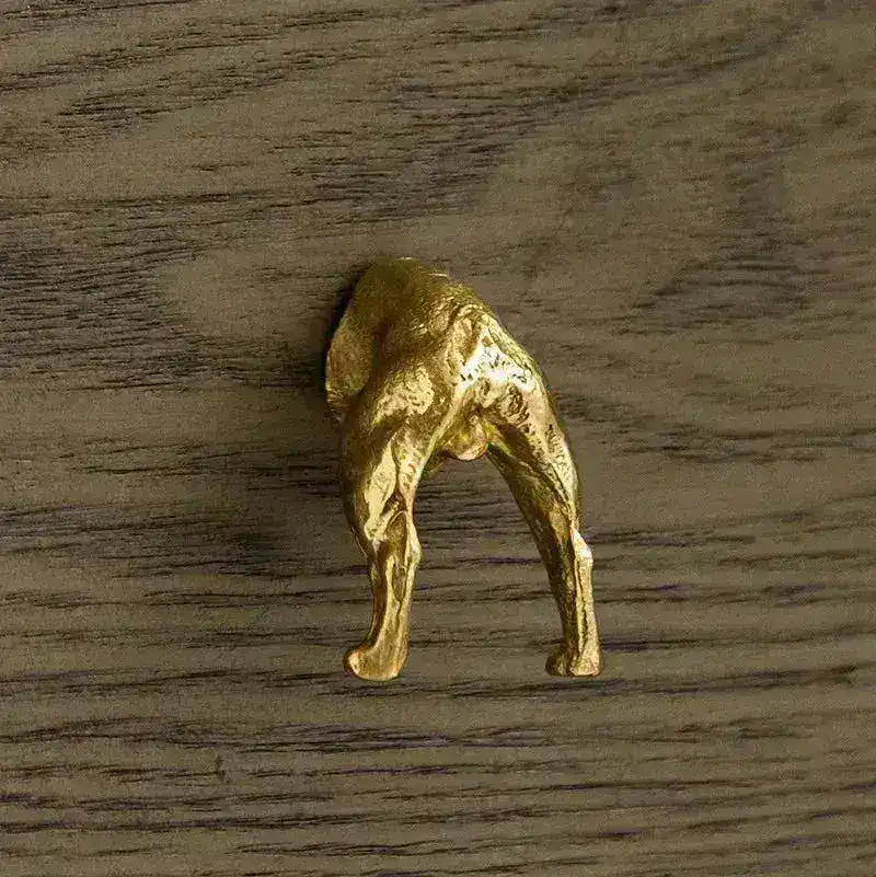 Brass Animal Bulldog Inspired Cabinet Door Knobs - Image 4