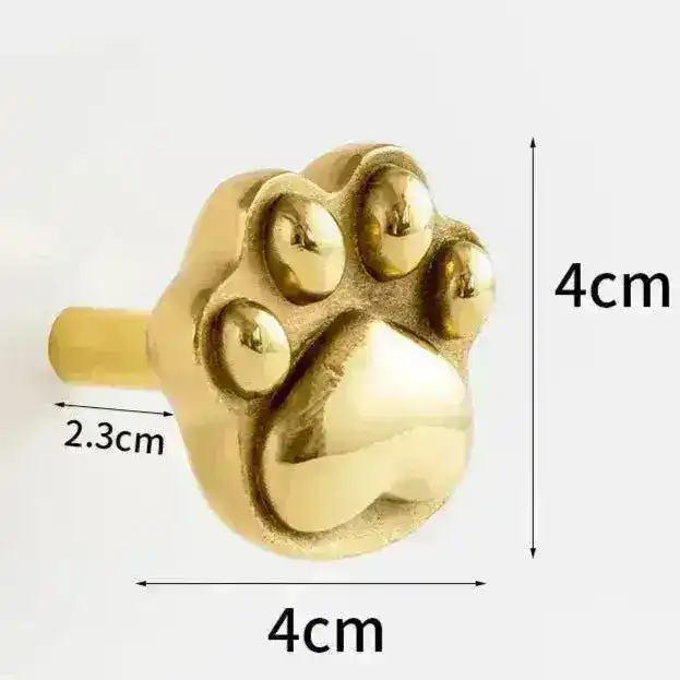 Brass Animal Bulldog Inspired Cabinet Door Knobs - Image 5