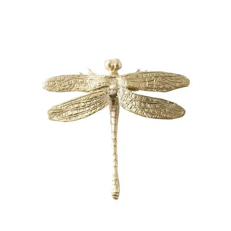 Brass Dragonfly Cabinet Door Knob - Image 4