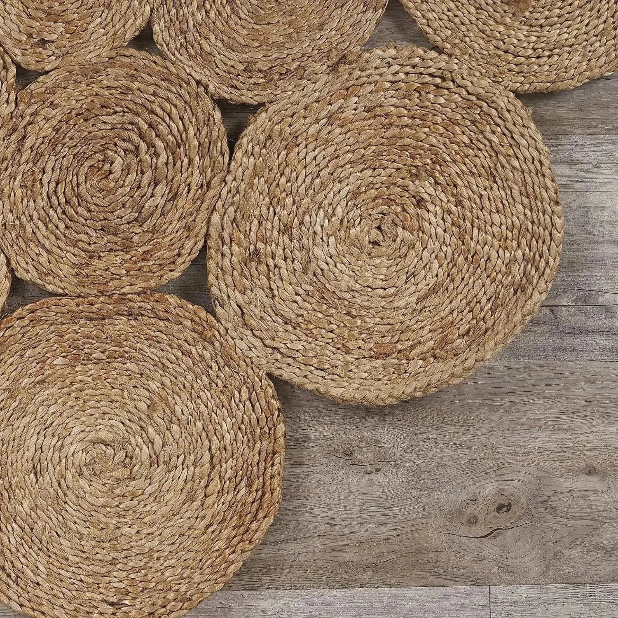 Bria Natural Jute Round Area Rug - Image 3